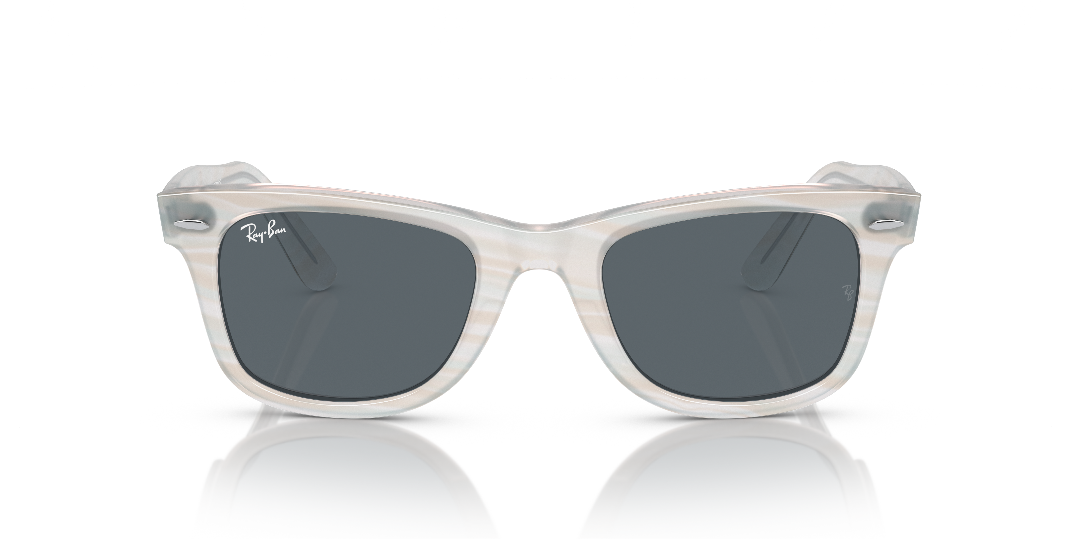 Ray-Ban Wayfarer 0RB2140 Verde Trasparente | Occhiali da Sole Original