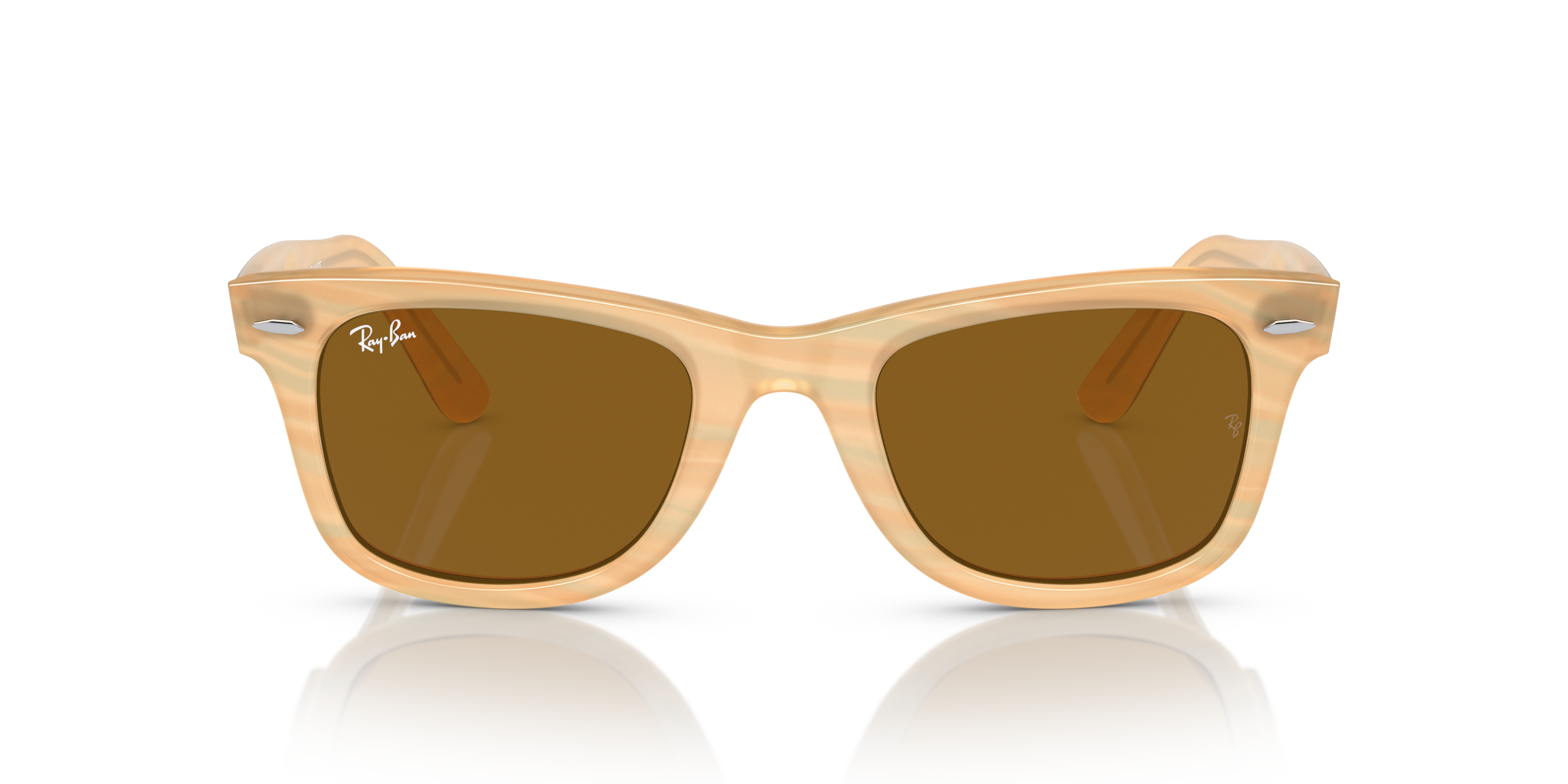 Ray-Ban Wayfarer 0RB2140 Verde Trasparente | Occhiali da Sole Original