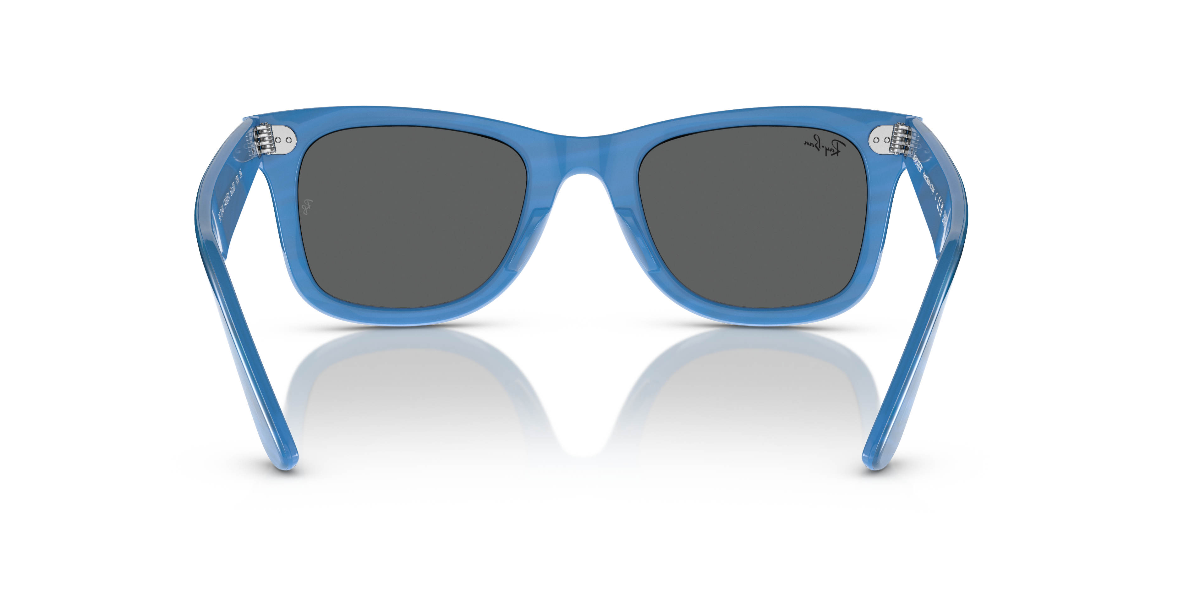 Ray-Ban Wayfarer 0RB2140 Verde Trasparente | Occhiali da Sole Original