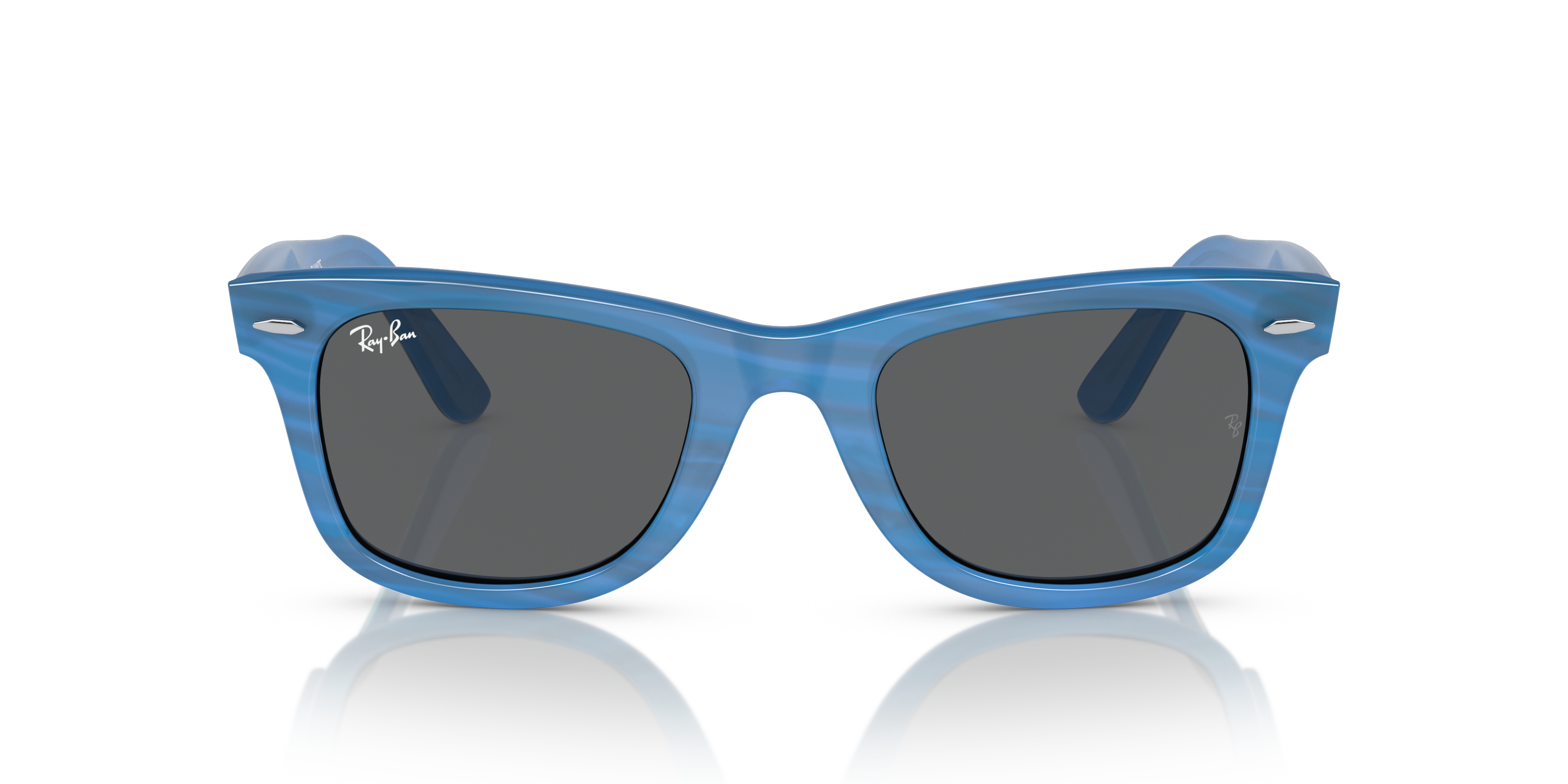 Ray-Ban Wayfarer 0RB2140 Verde Trasparente | Occhiali da Sole Original