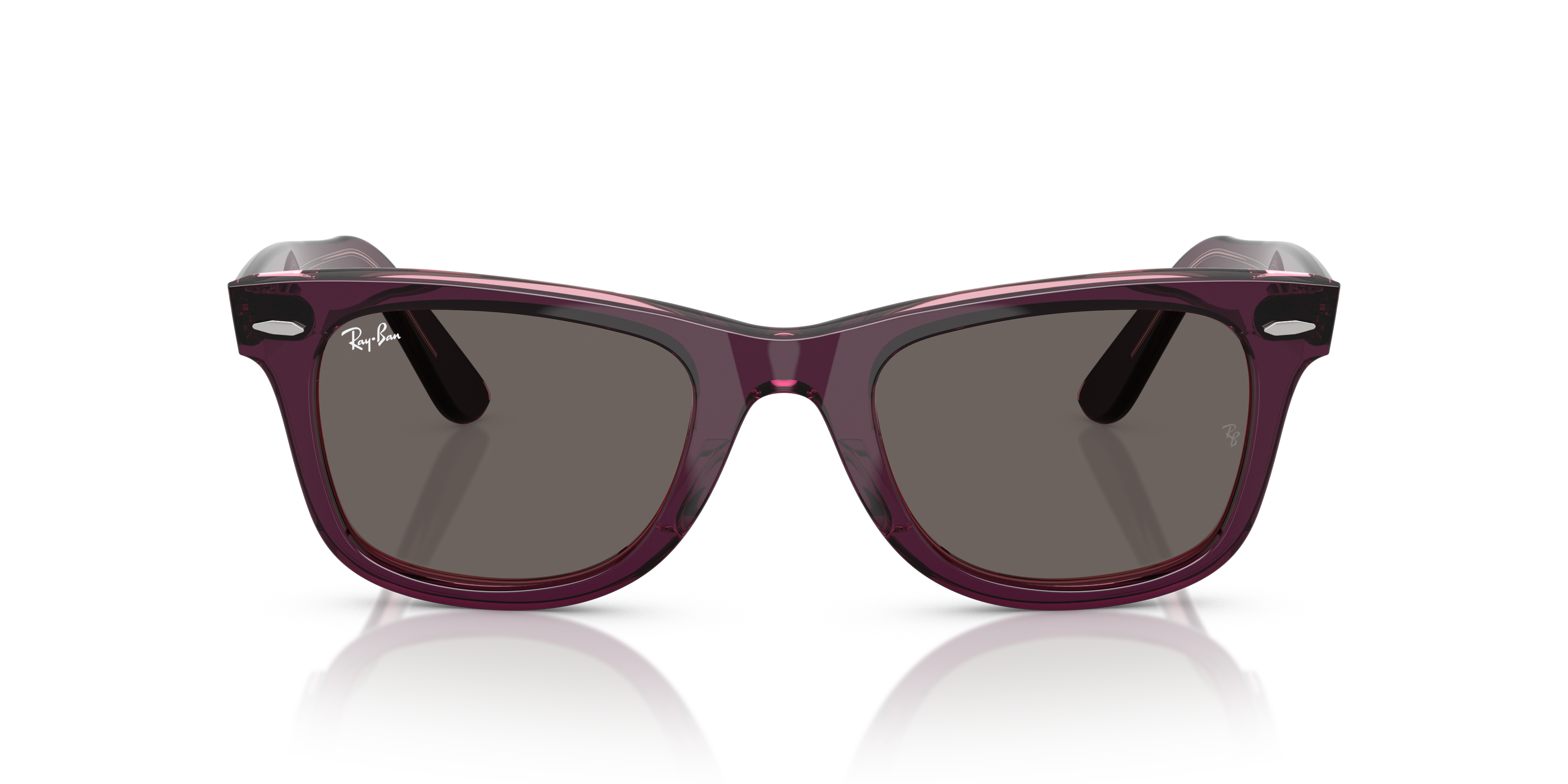 Ray-Ban Wayfarer 0RB2140 Verde Trasparente | Occhiali da Sole Original