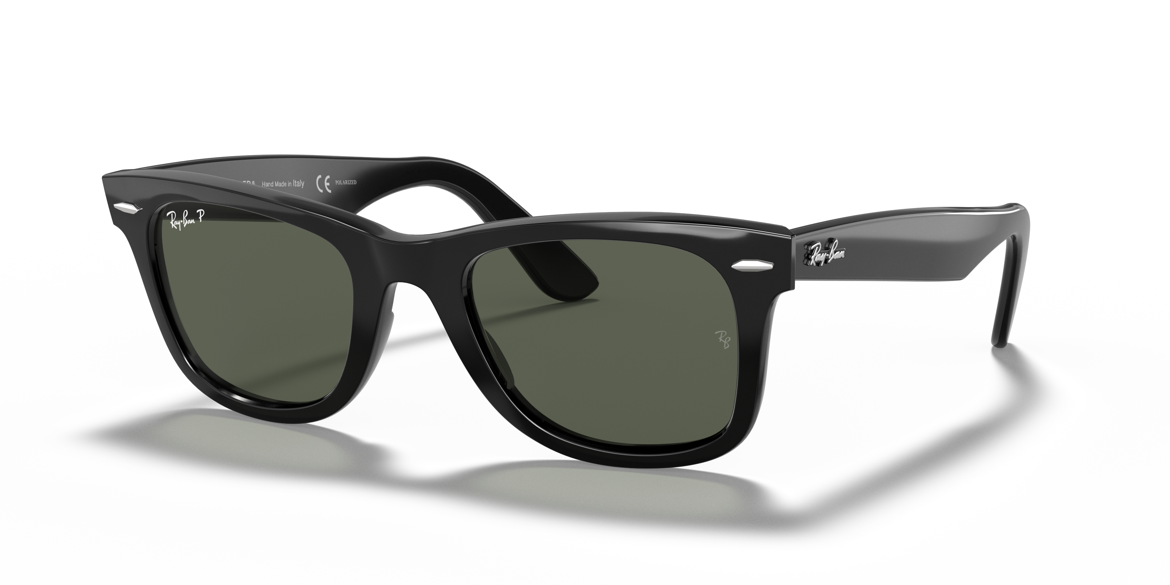 Ray-Ban Wayfarer 0RB2140 Verde Trasparente | Occhiali da Sole Original