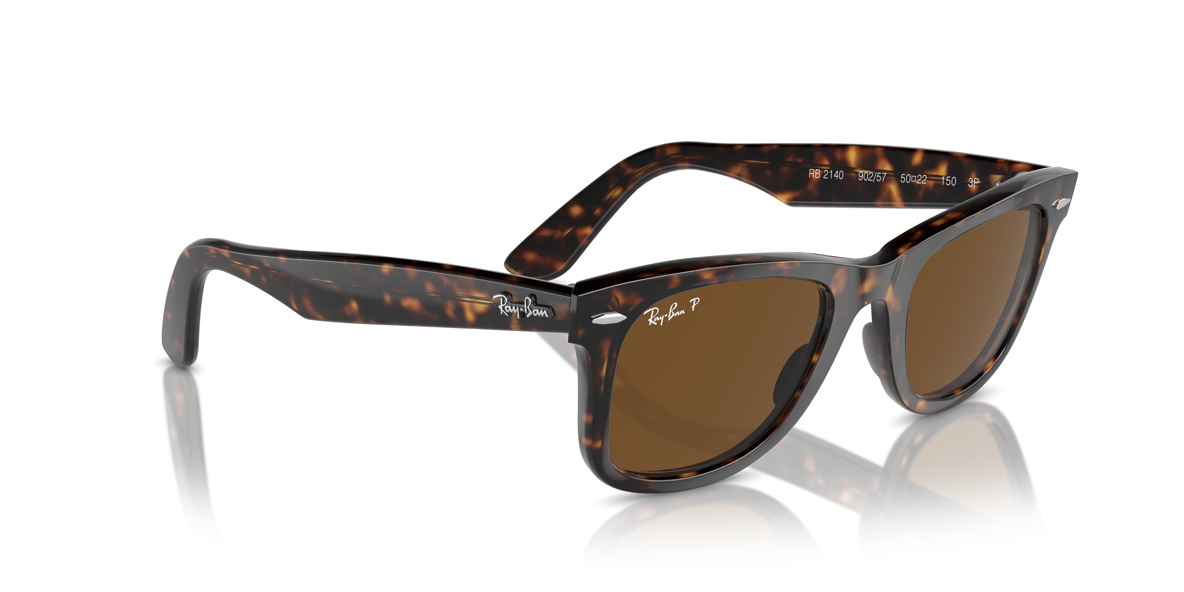 Ray-Ban Wayfarer 0RB2140 Verde Trasparente | Occhiali da Sole Original