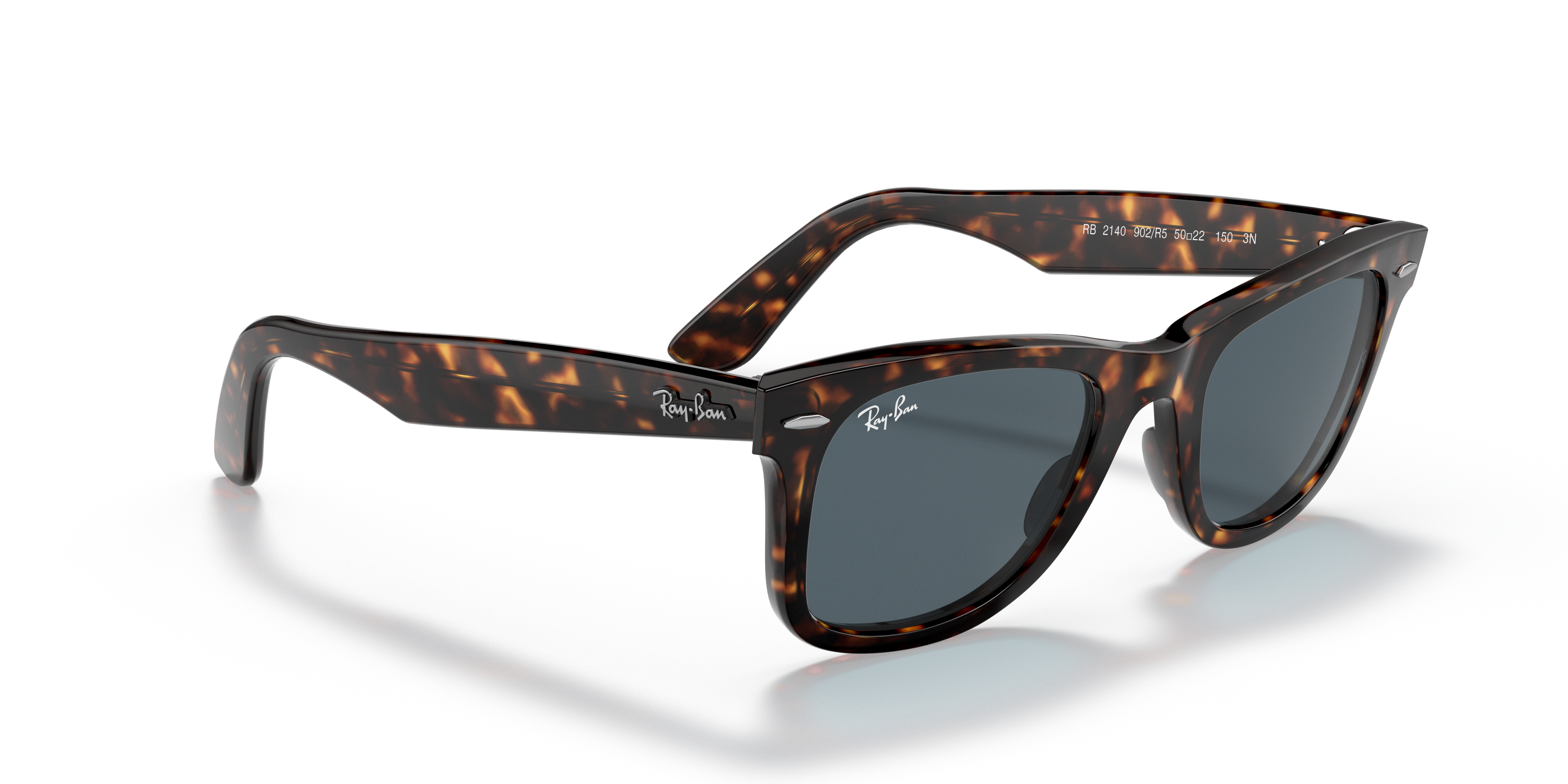 Ray-Ban Wayfarer 0RB2140 Verde Trasparente | Occhiali da Sole Original