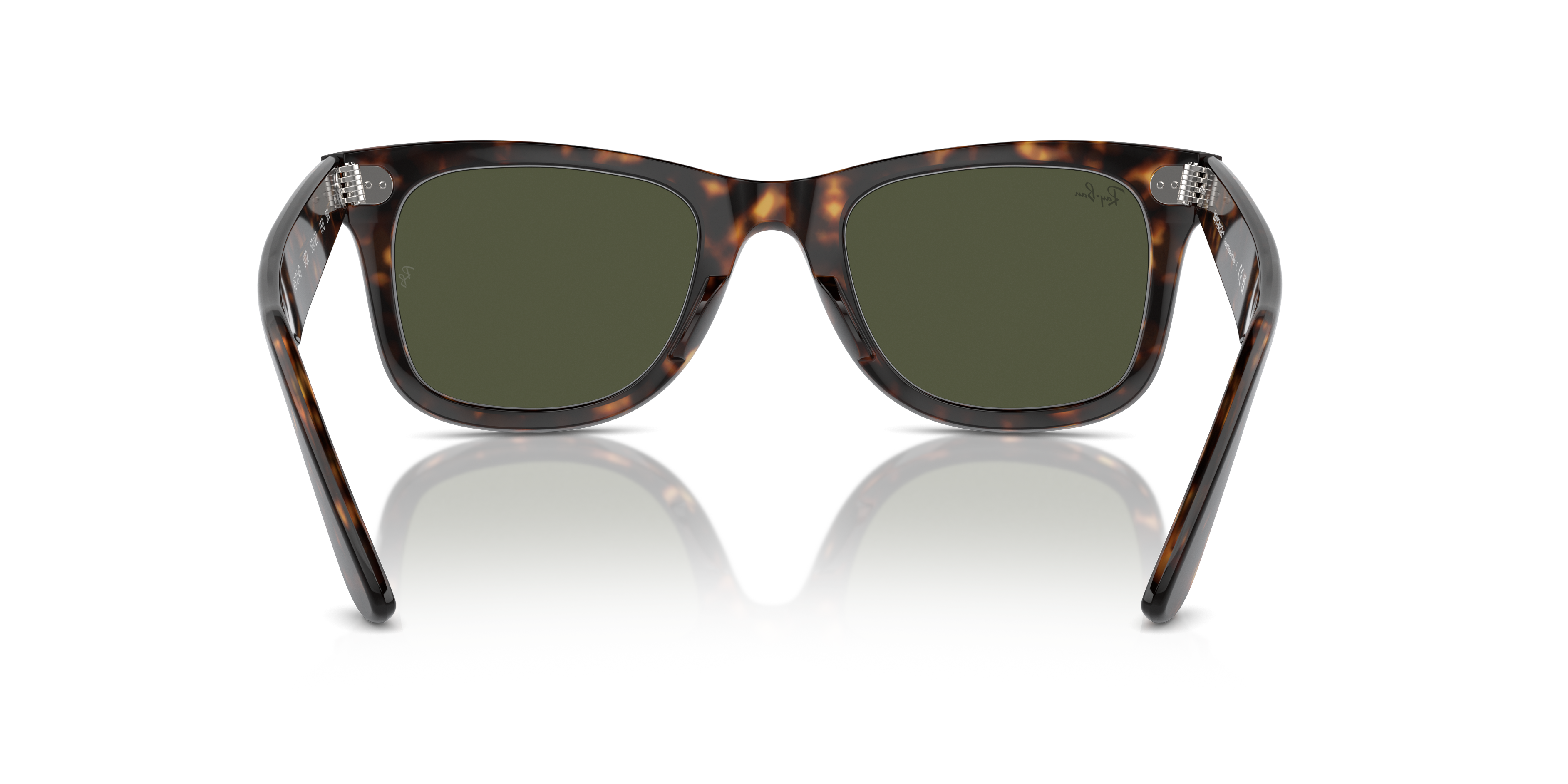 Ray-Ban Wayfarer 0RB2140 Verde Trasparente | Occhiali da Sole Original