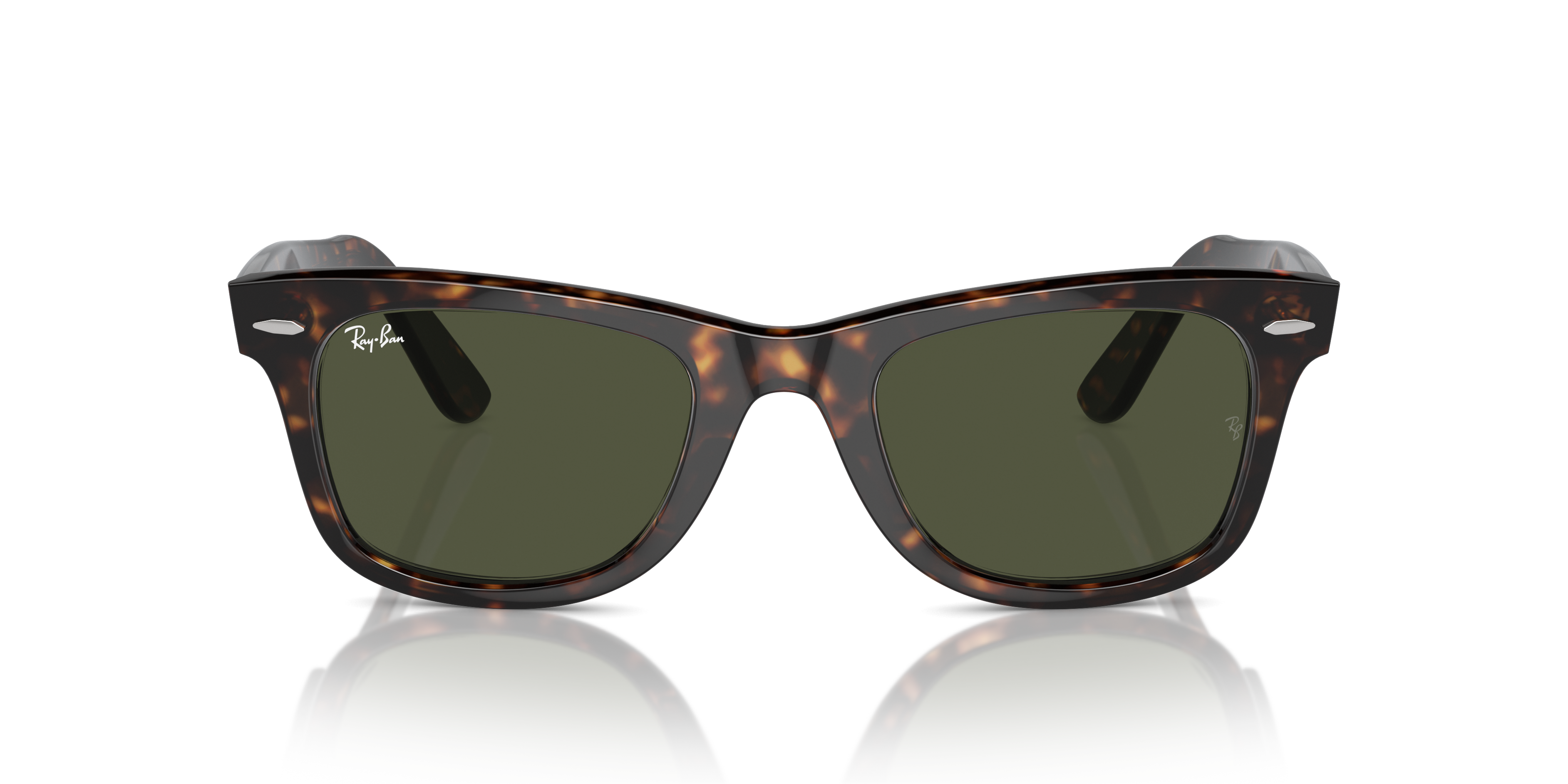Ray-Ban Wayfarer 0RB2140 Verde Trasparente | Occhiali da Sole Original