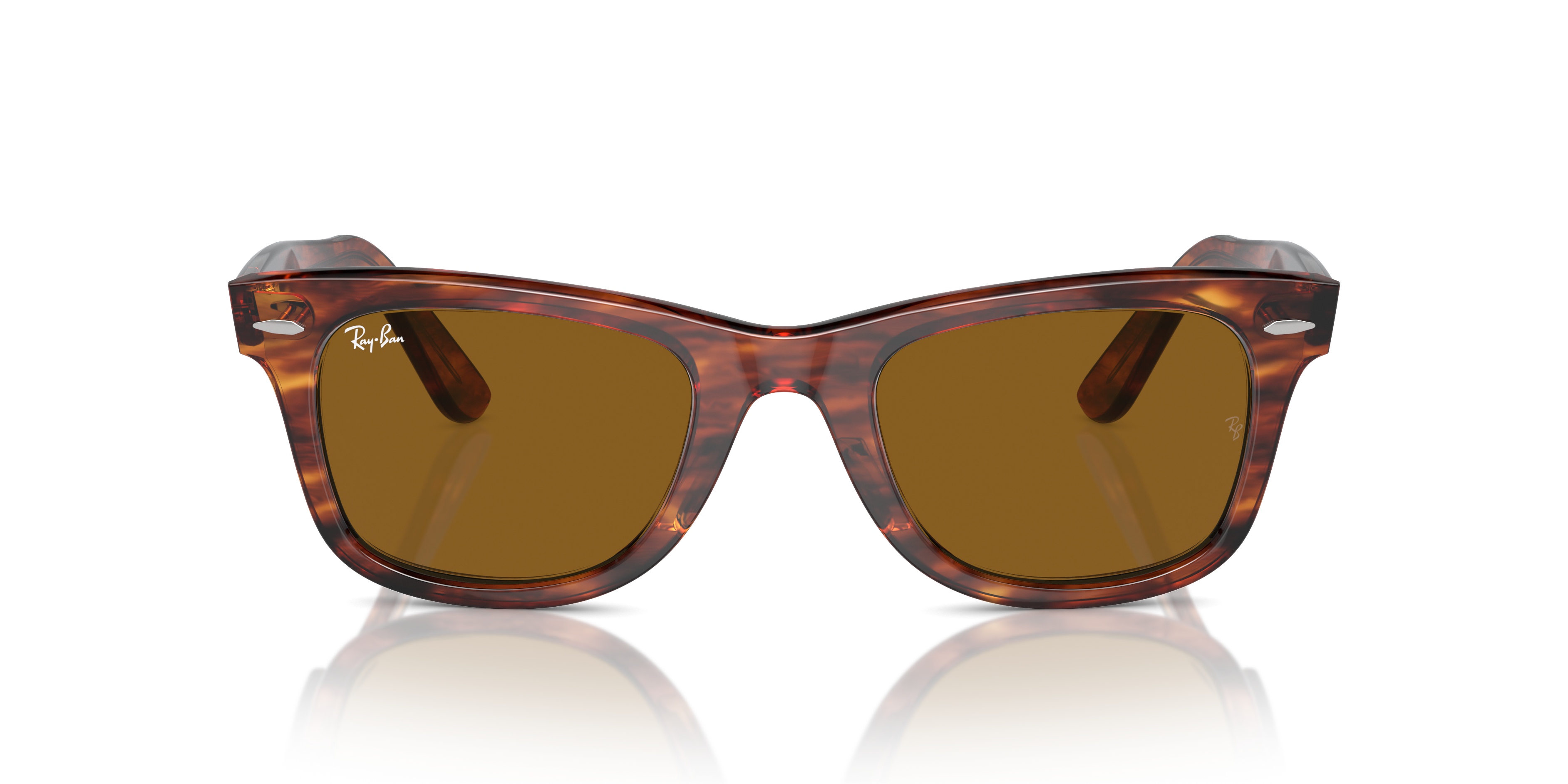 Ray-Ban Wayfarer 0RB2140 Verde Trasparente | Occhiali da Sole Original