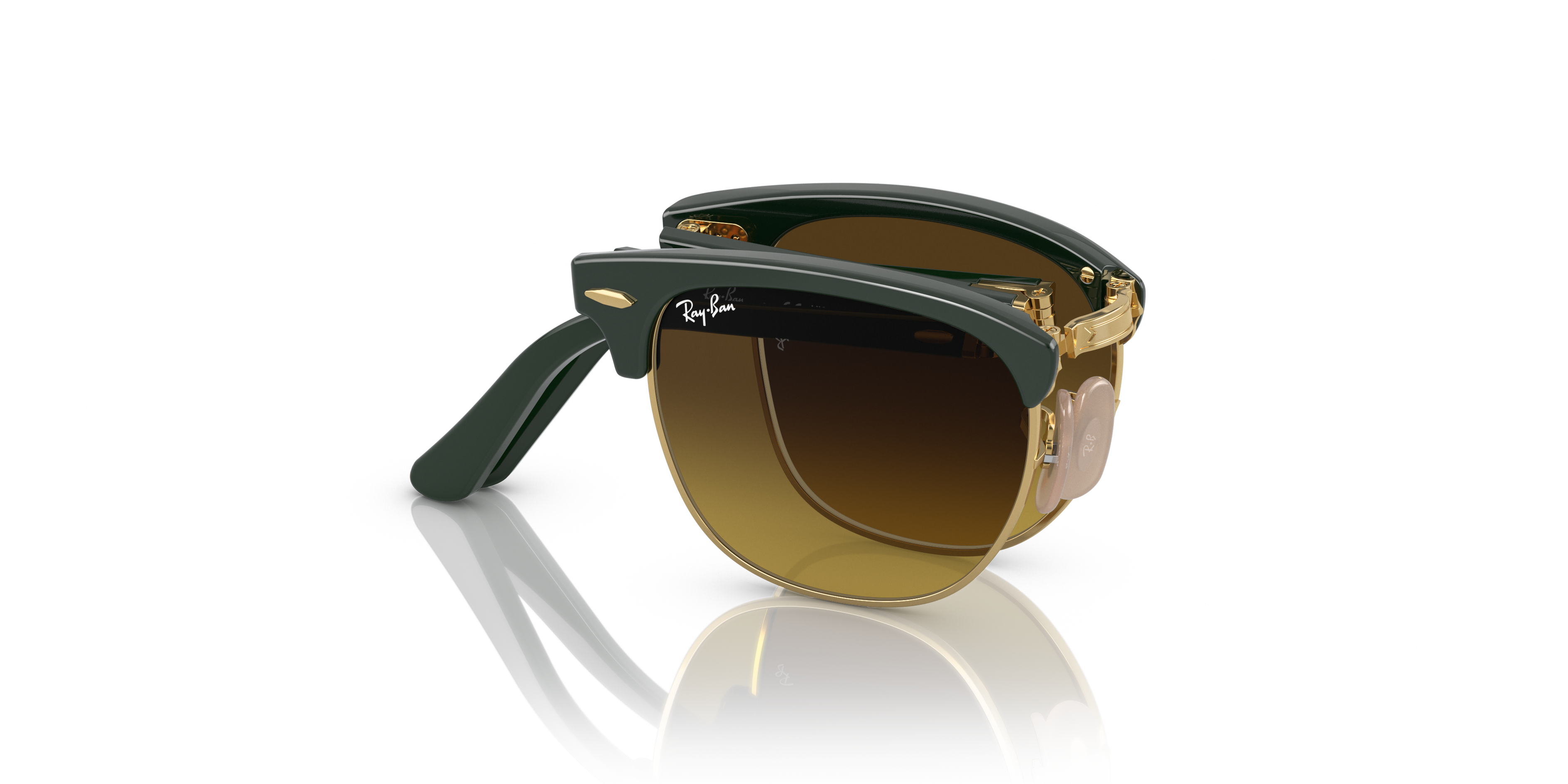 Occhiali da Sole Ray-Ban Clubmaster Folding Neri | Originali 0RB2176