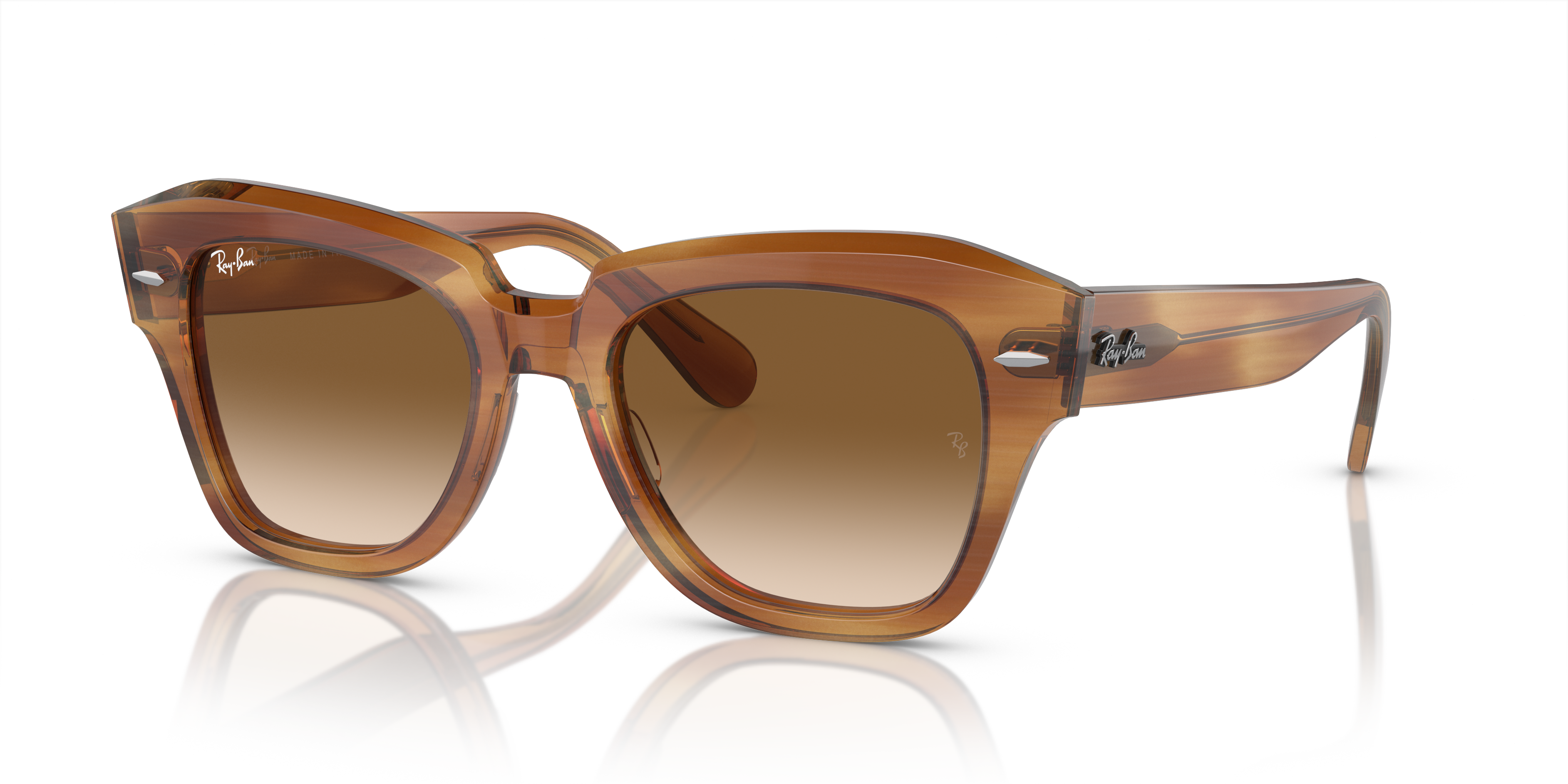 RAY-BAN STATE STREET SUNGLASSES RB 2186 (901/31) caliber 49