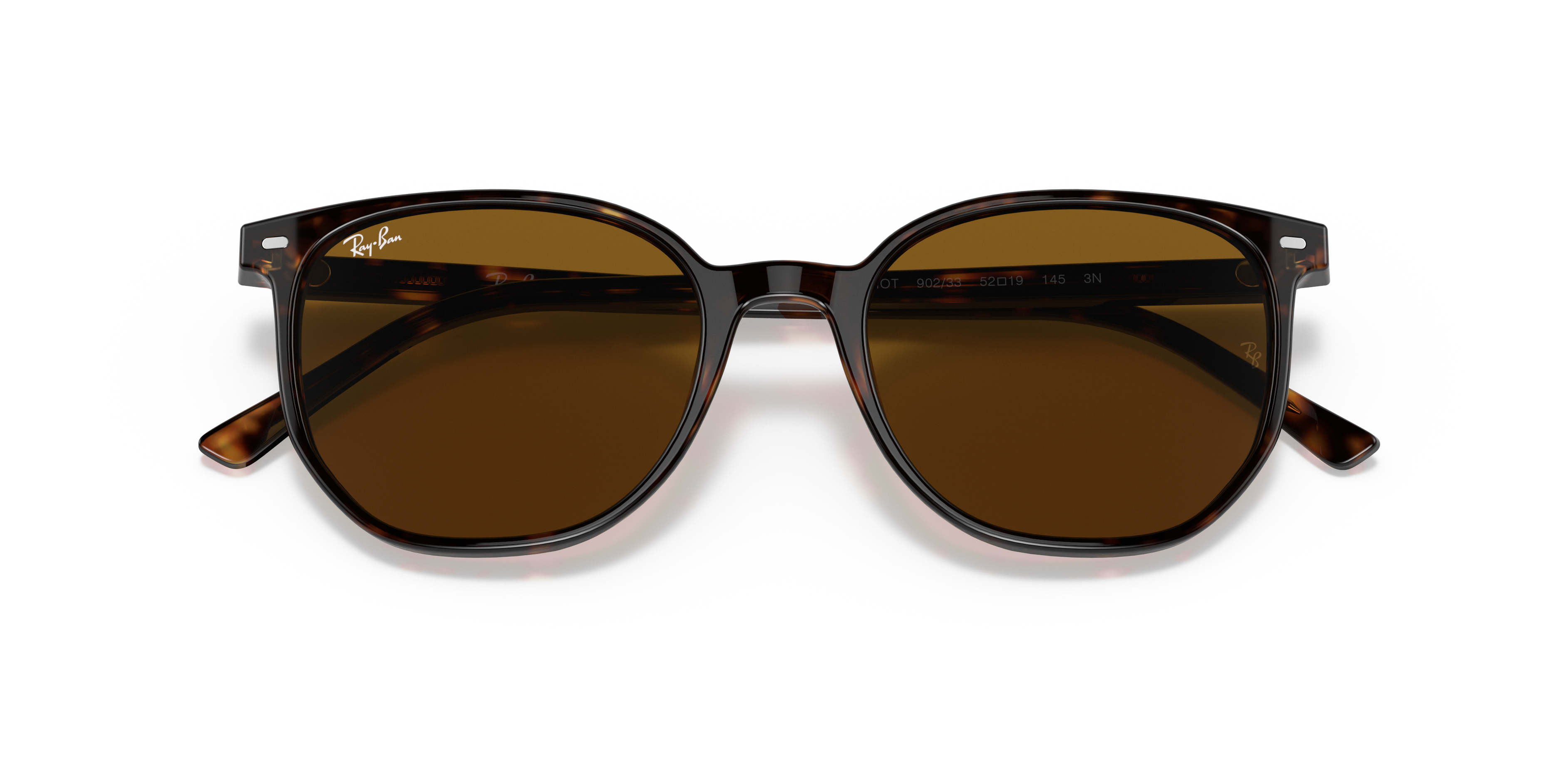 Occhiali da sole Ray-Ban Elliot neri 0RB2197 unisex, vista frontale e laterale