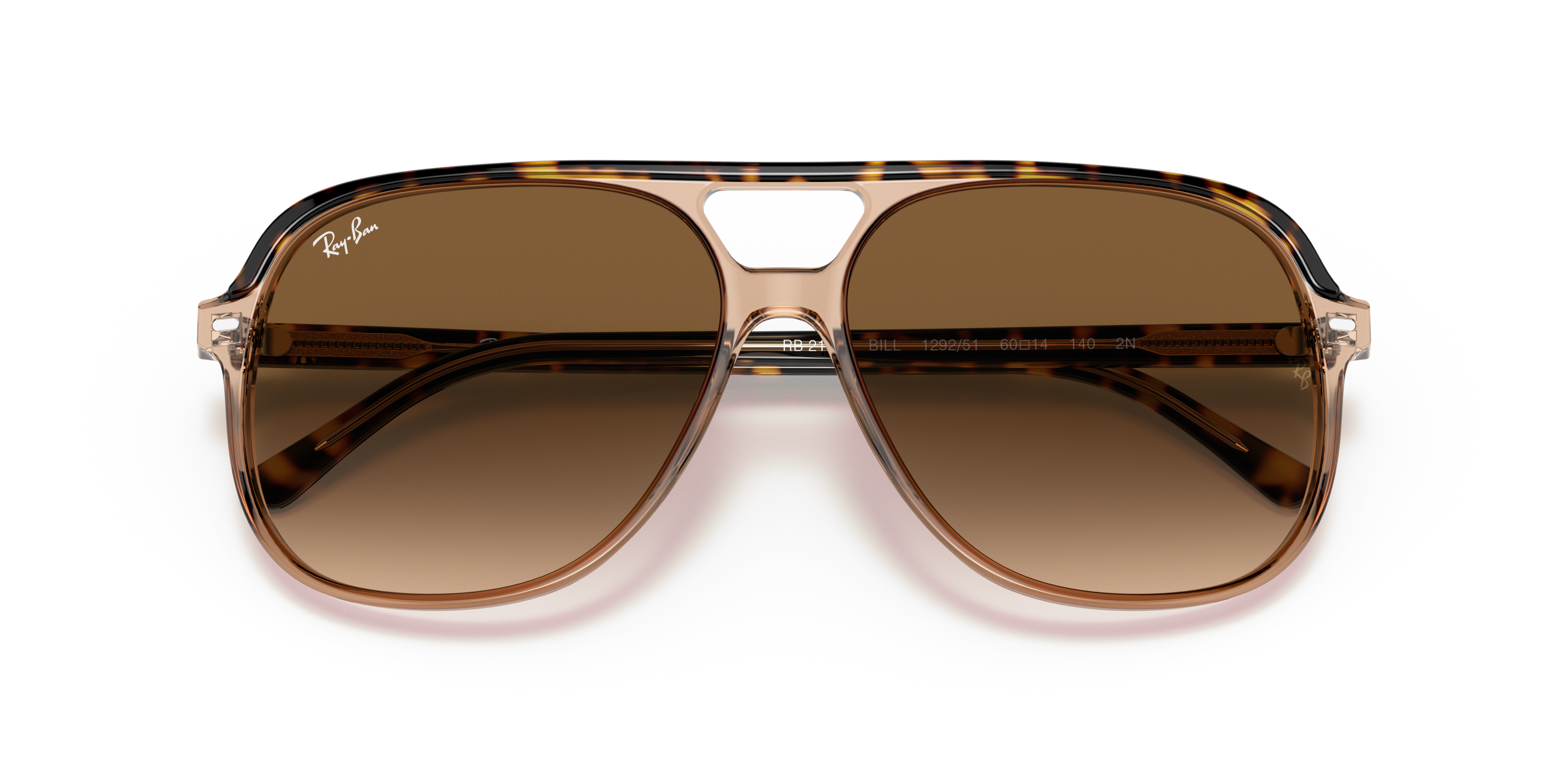 Occhiali da Sole Ray-Ban Bill Havana On Transparent Brown | Unisex
