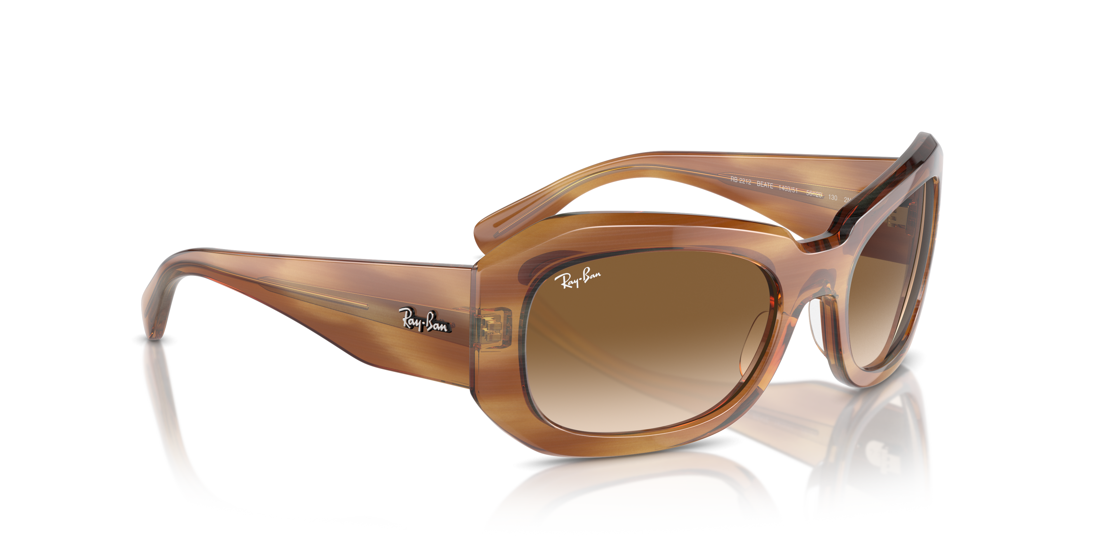 Occhiali da Sole Ray-Ban Beate Havana Originali | 0RB2212 Unisex