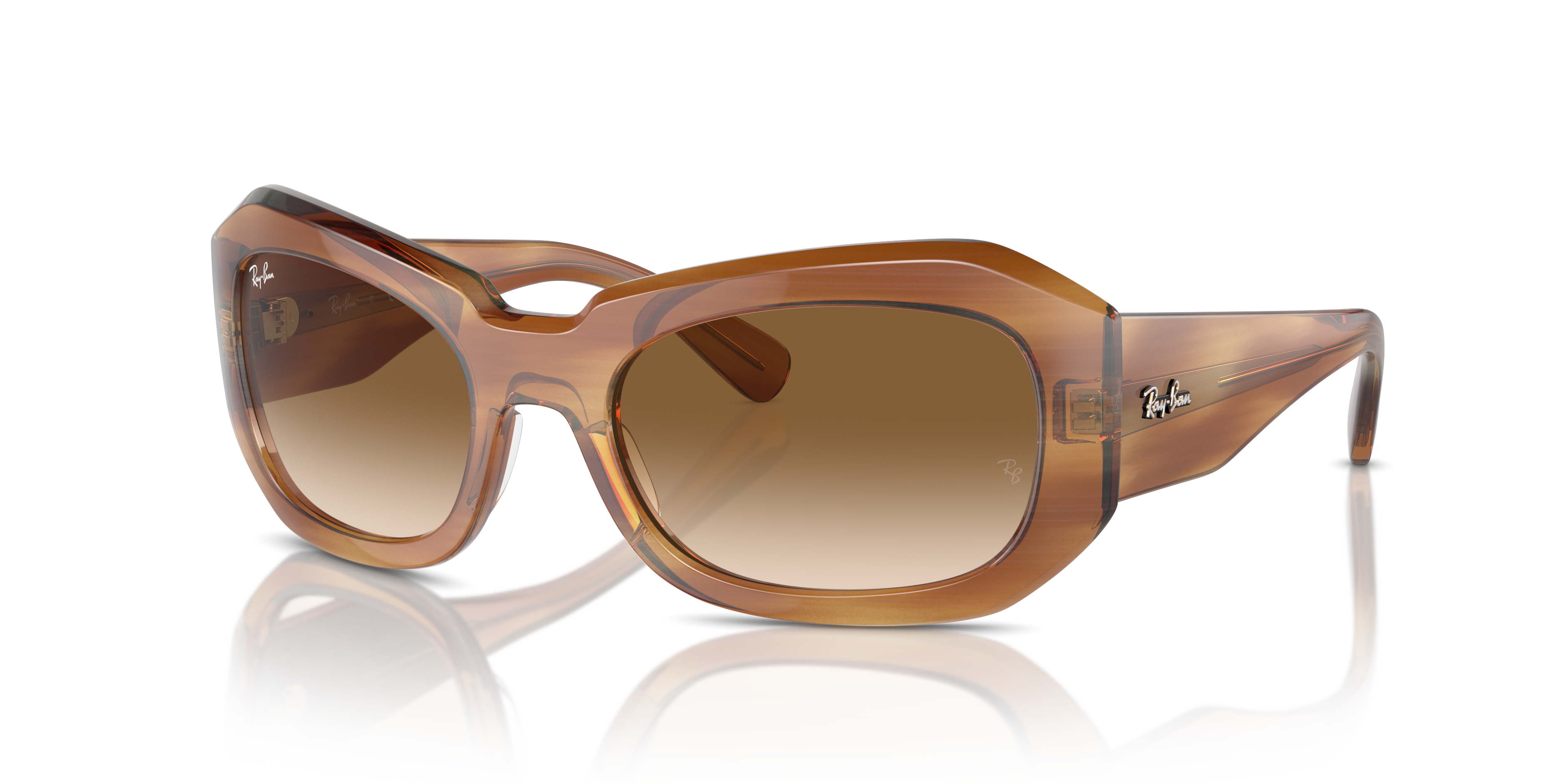 Occhiali da Sole Ray-Ban Beate Havana Originali | 0RB2212 Unisex