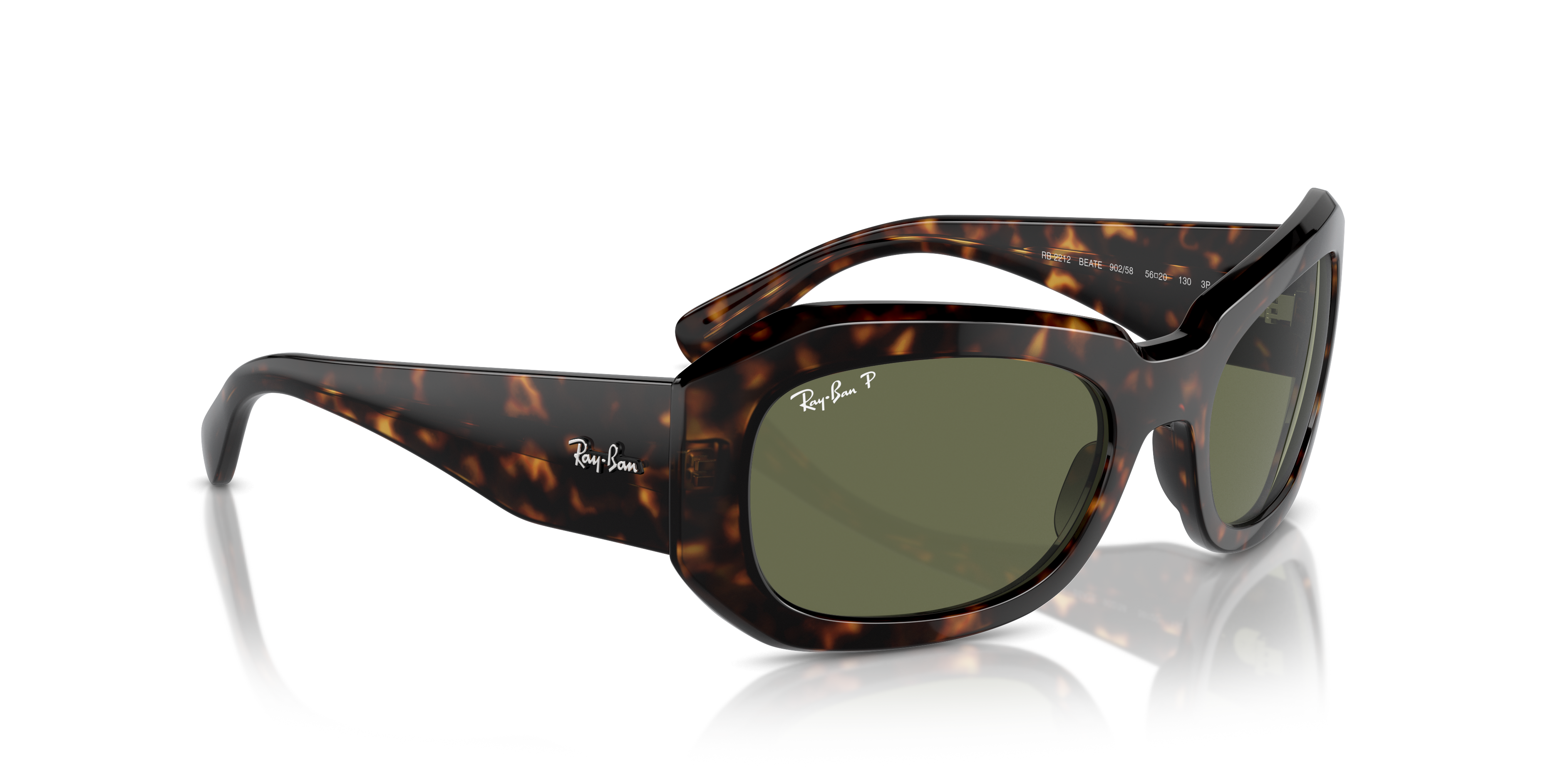 Occhiali da Sole Ray-Ban Beate Havana Originali | 0RB2212 Unisex