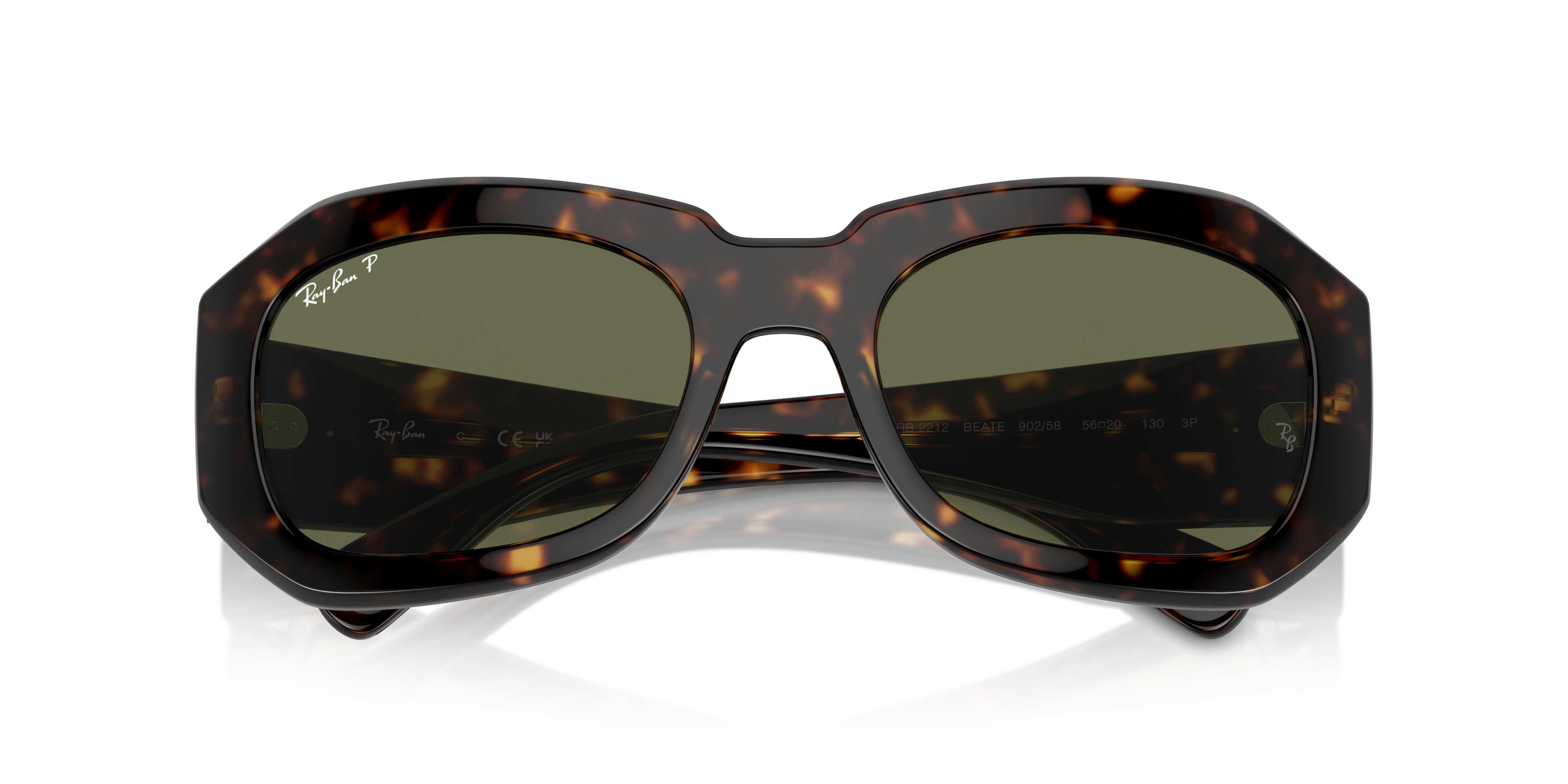Occhiali da Sole Ray-Ban Beate Havana Originali | 0RB2212 Unisex