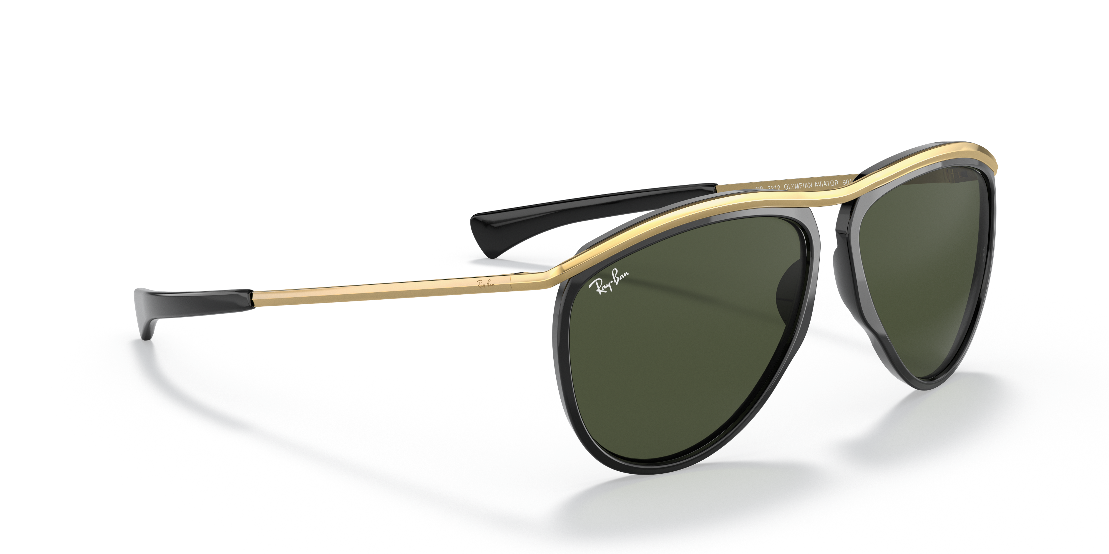 Occhiali da Sole Ray-Ban Olympian Aviator Neri 0RB2219 - Unisex
