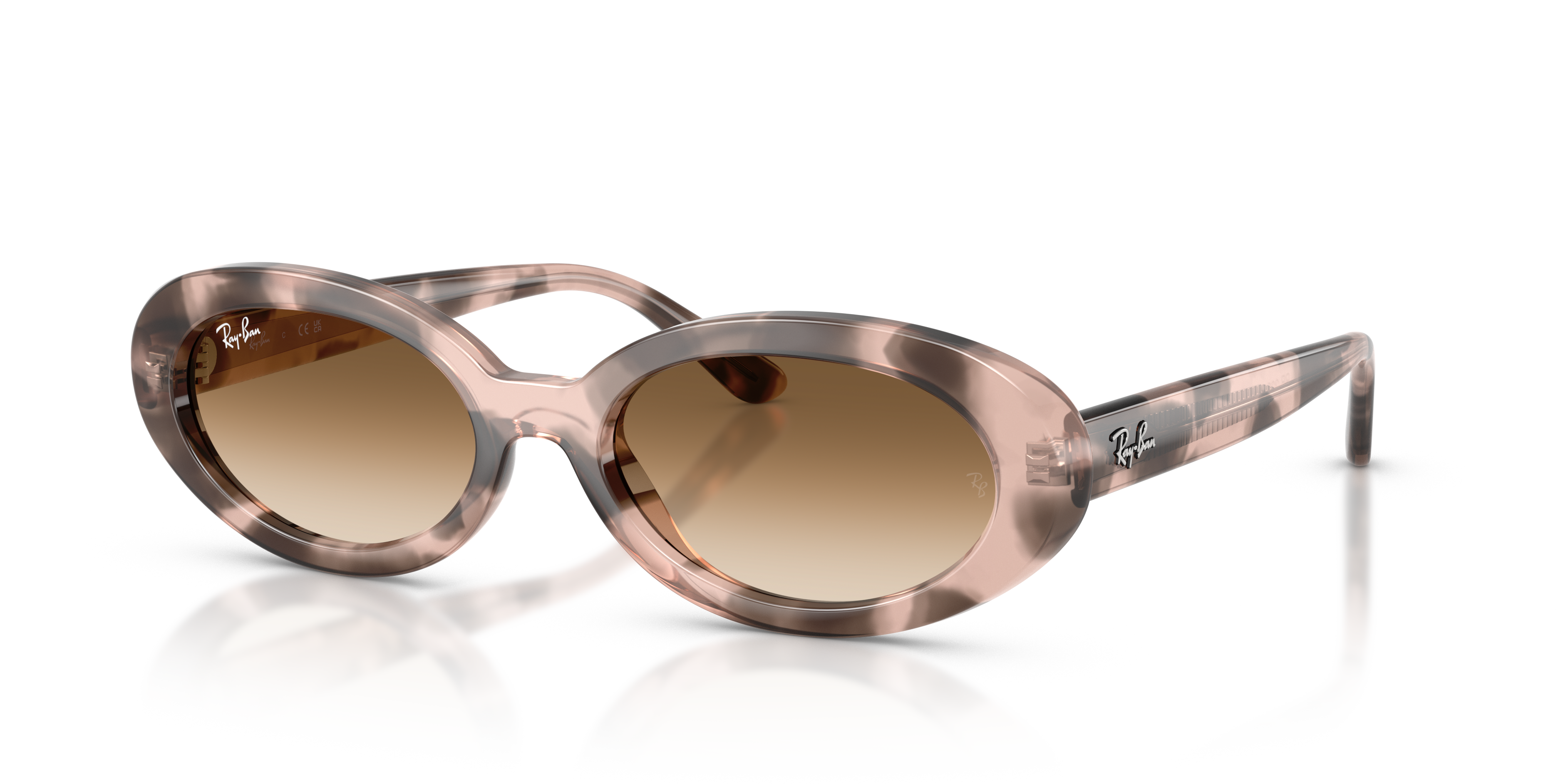WOMEN'S SUNGLASSES RAY-BAN RB 2299 LADY BURBANK 6659G4 GREEN CALIBER 55 