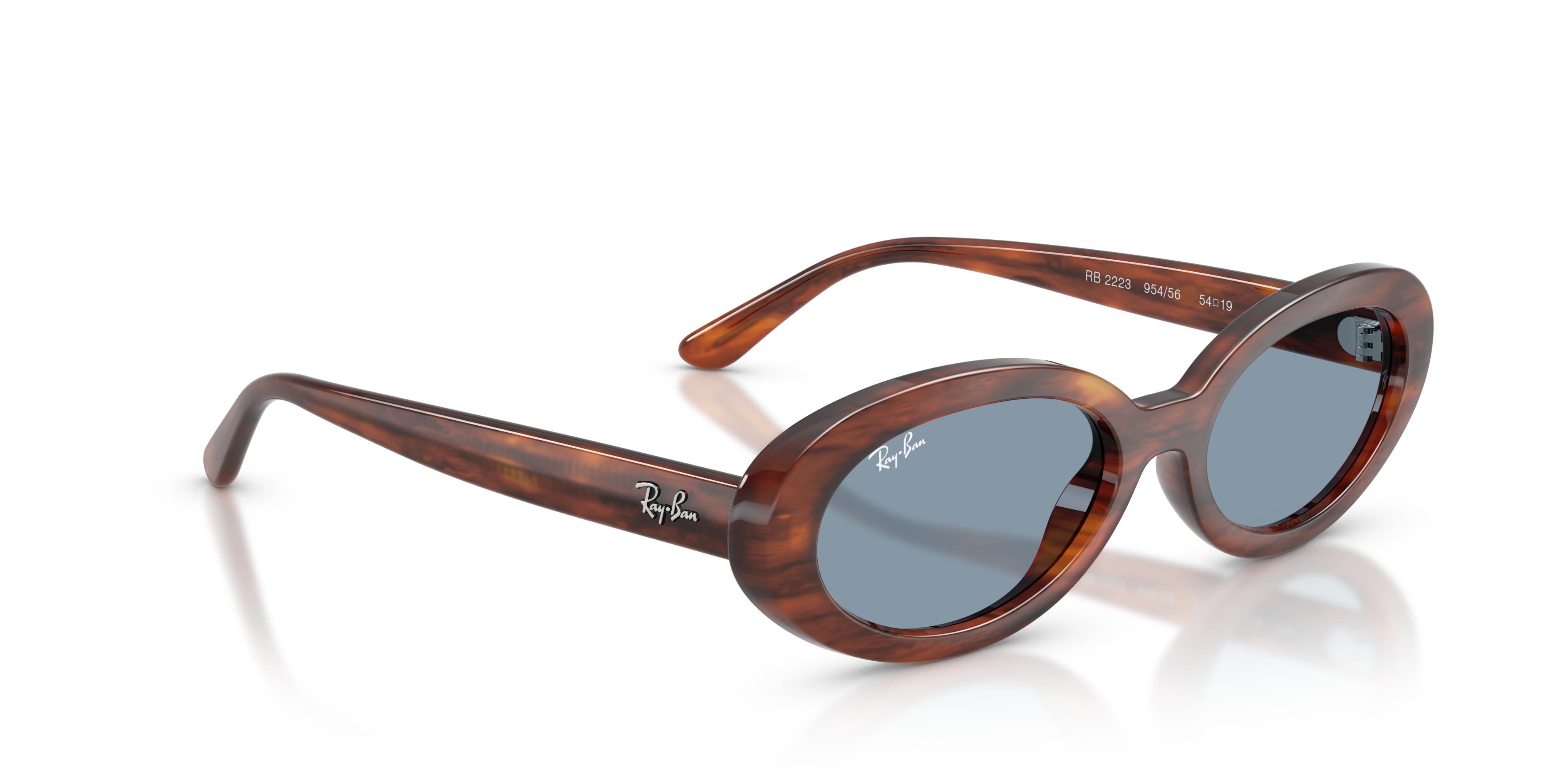 WOMEN'S SUNGLASSES RAY-BAN RB 2299 LADY BURBANK 6659G4 GREEN CALIBER 55 
