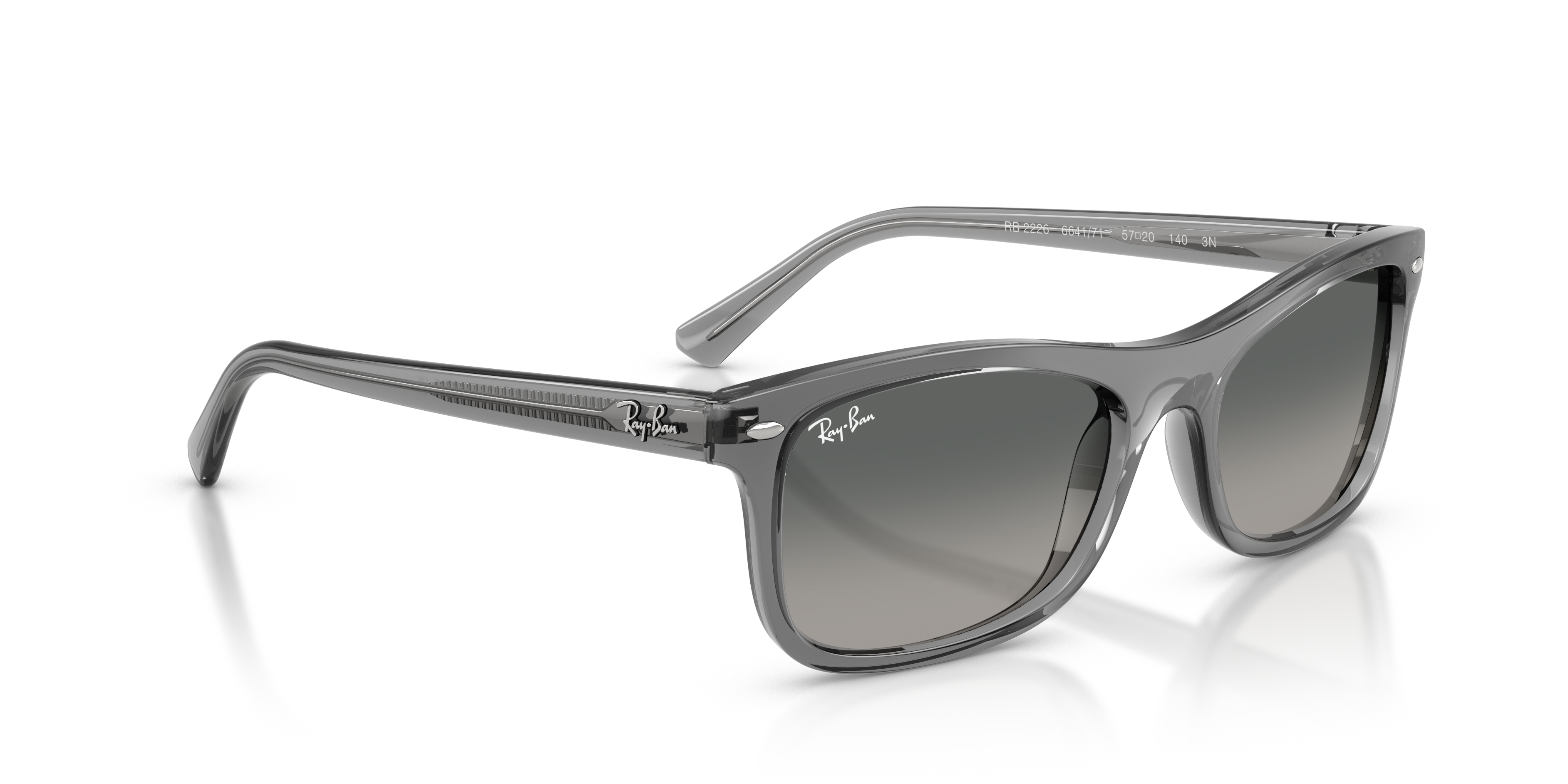 Occhiali da Sole Ray-Ban RB2226 Marrone Trasparente - Originali Unisex