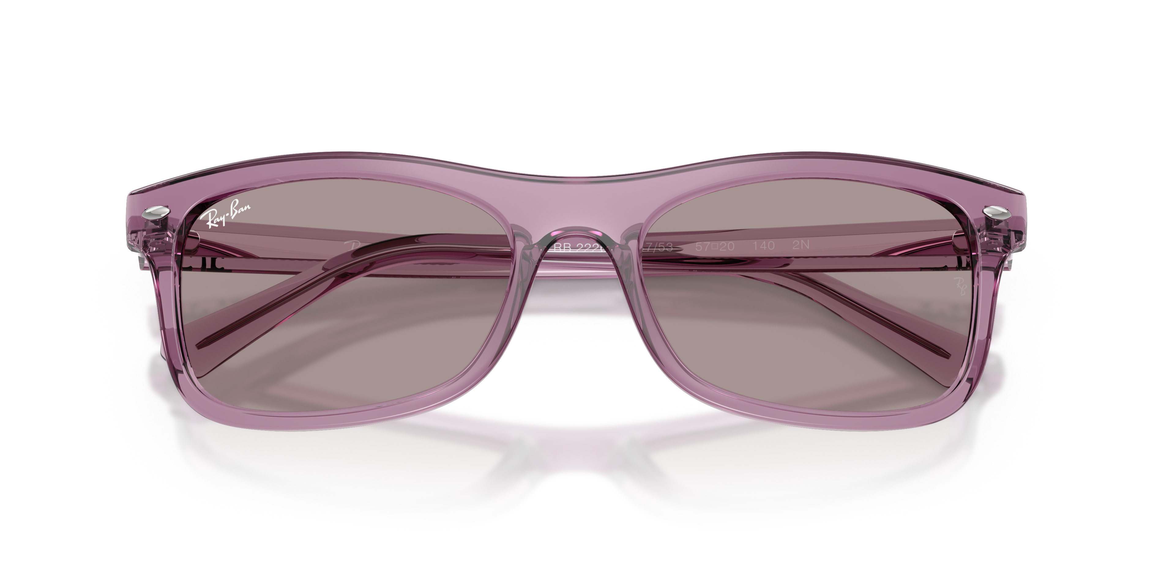 Occhiali da Sole Ray-Ban RB2226 Marrone Trasparente - Originali Unisex