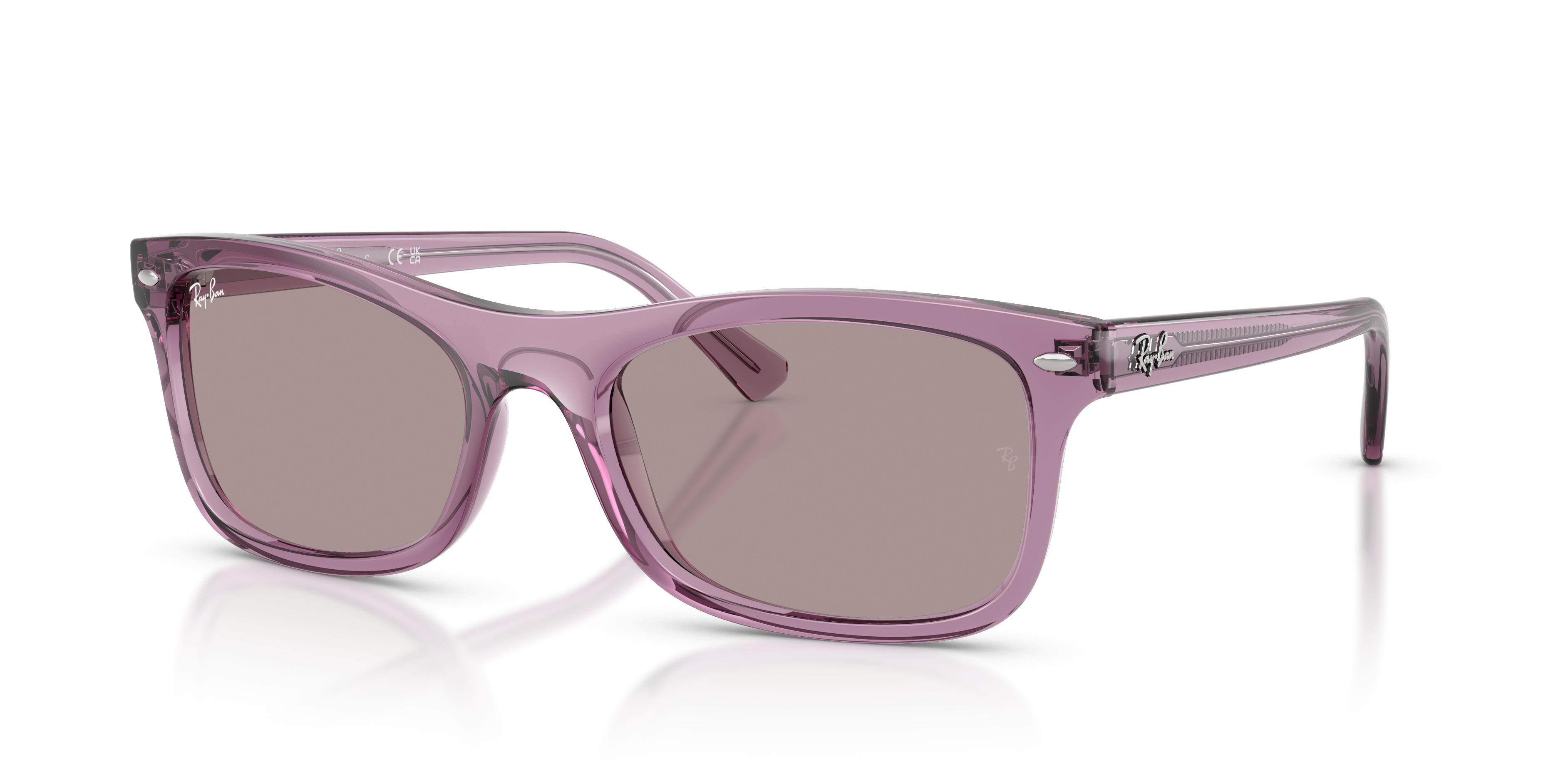 Occhiali da Sole Ray-Ban RB2226 Marrone Trasparente - Originali Unisex