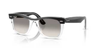 Ray-Ban Wayfarer 0RB2240 Black On Transparent - Occhiali da Sole