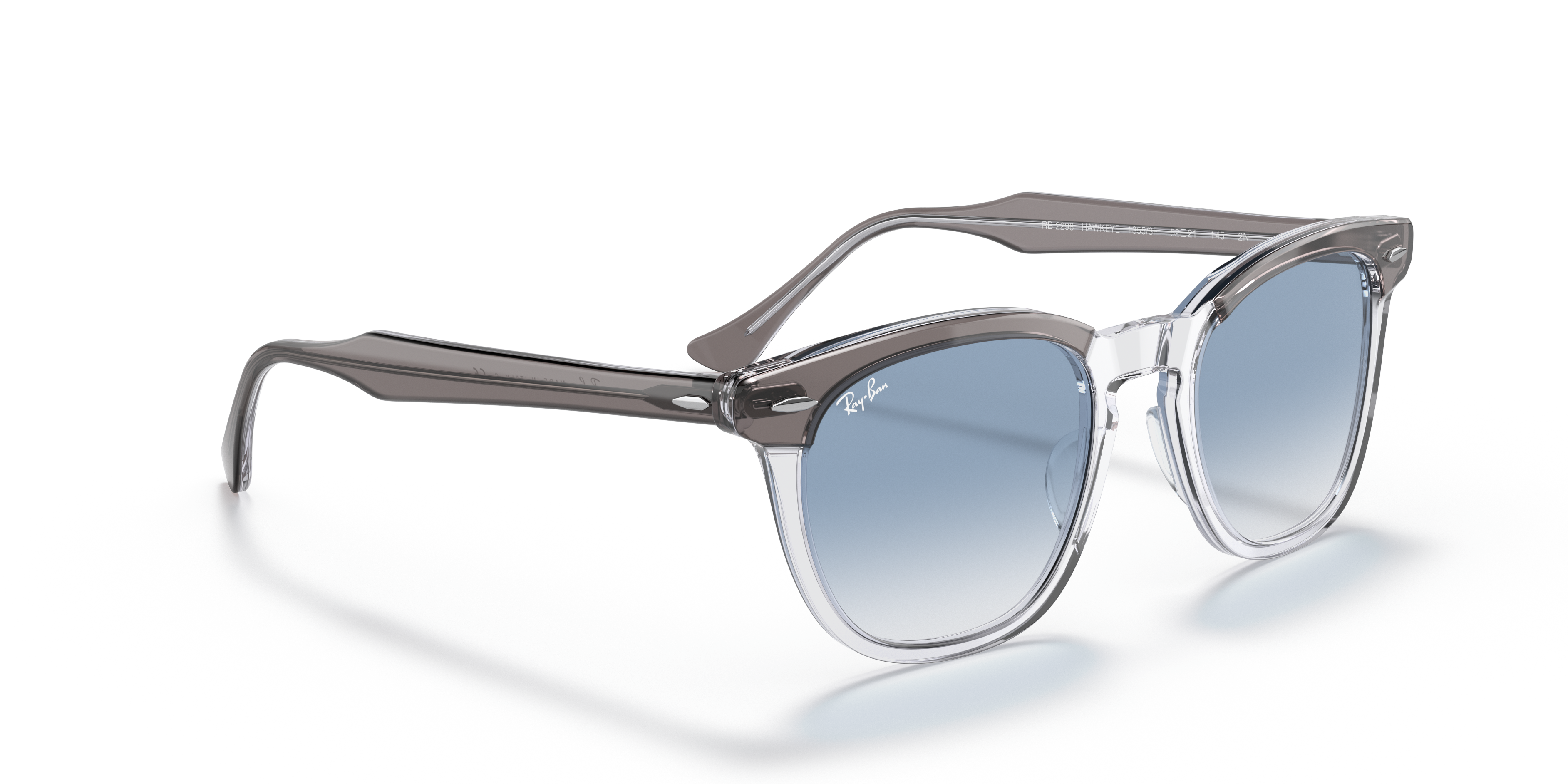 Occhiali da Sole Ray-Ban Hawkeye Grey On Transparent | Originali