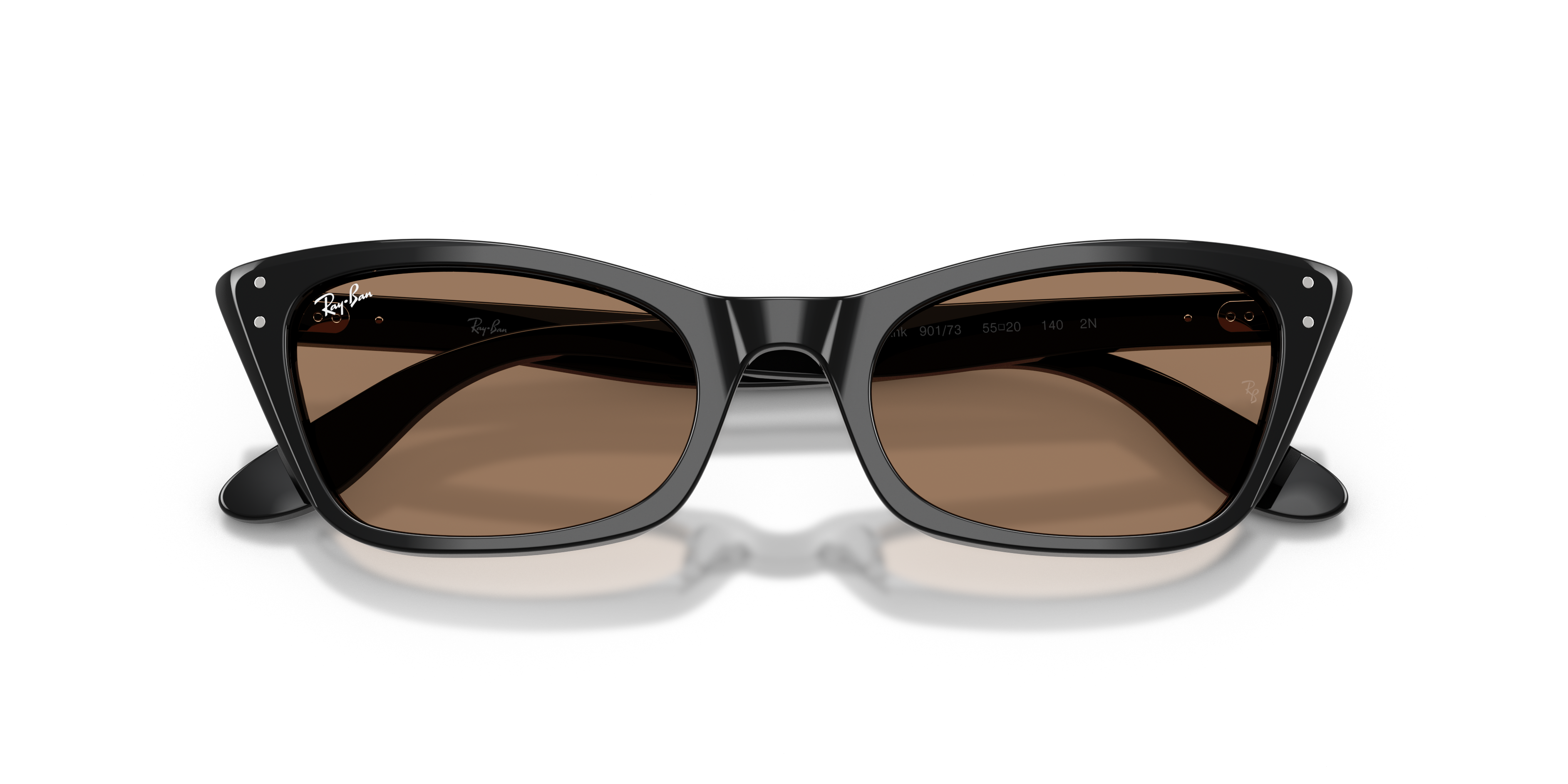 WOMEN'S SUNGLASSES RAY-BAN RB 2299 LADY BURBANK 901/31 BLACK CALIBER 52 