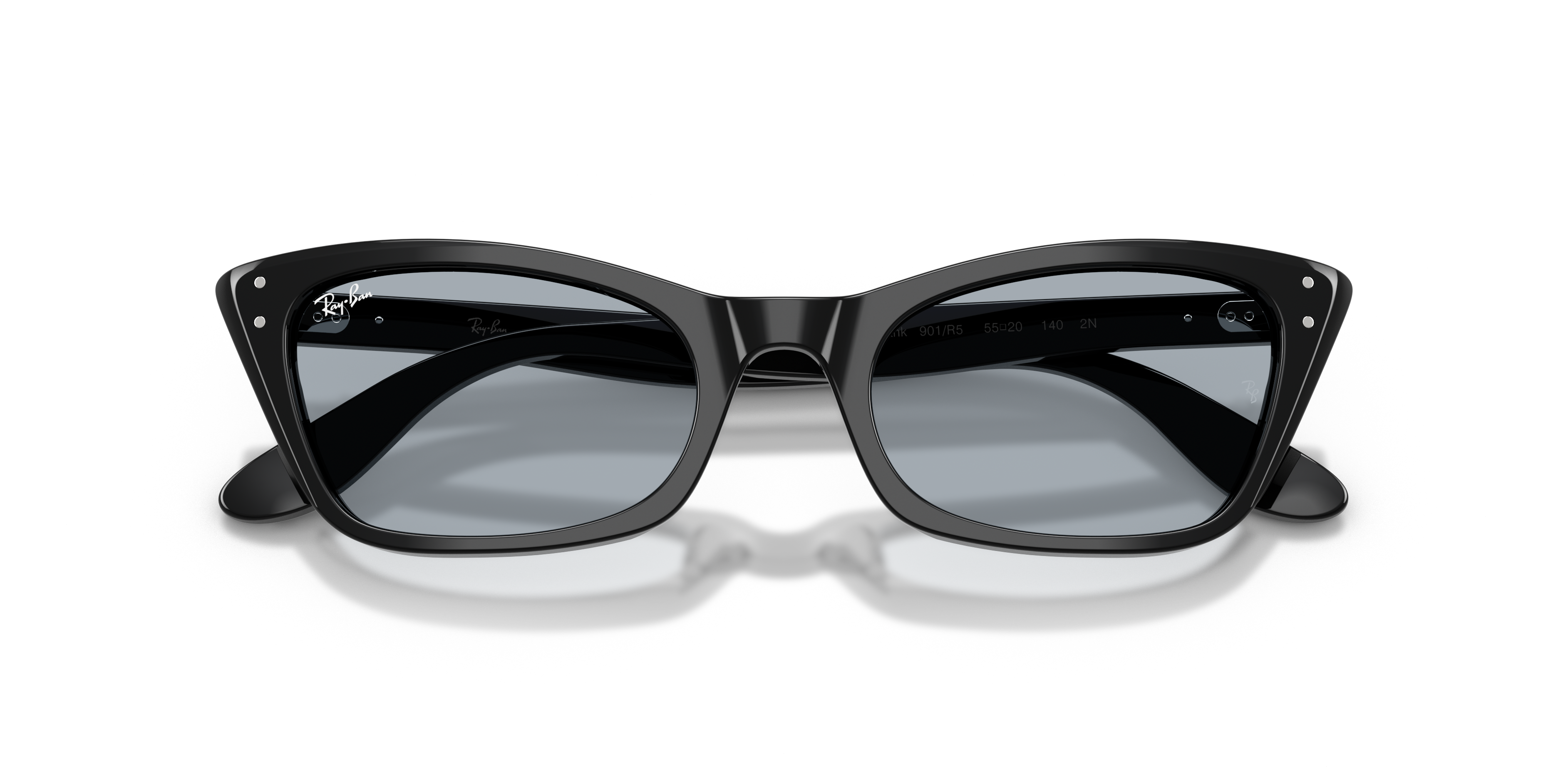 WOMEN'S SUNGLASSES RAY-BAN RB 2299 LADY BURBANK 901/31 BLACK CALIBER 52 