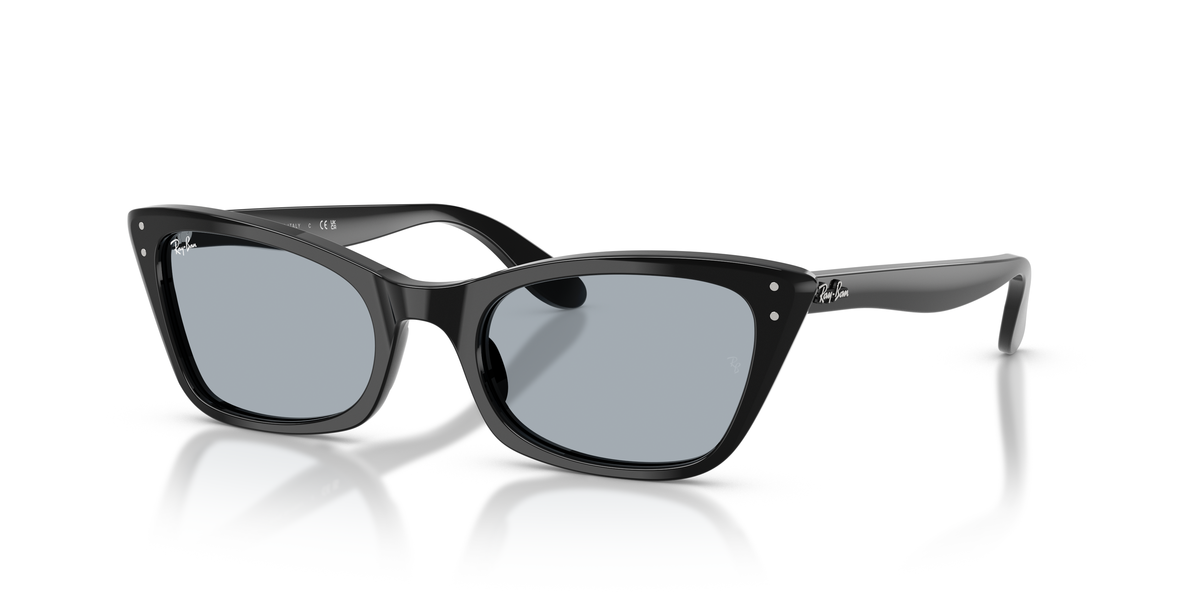 WOMEN'S SUNGLASSES RAY-BAN RB 2299 LADY BURBANK 901/31 BLACK CALIBER 52 