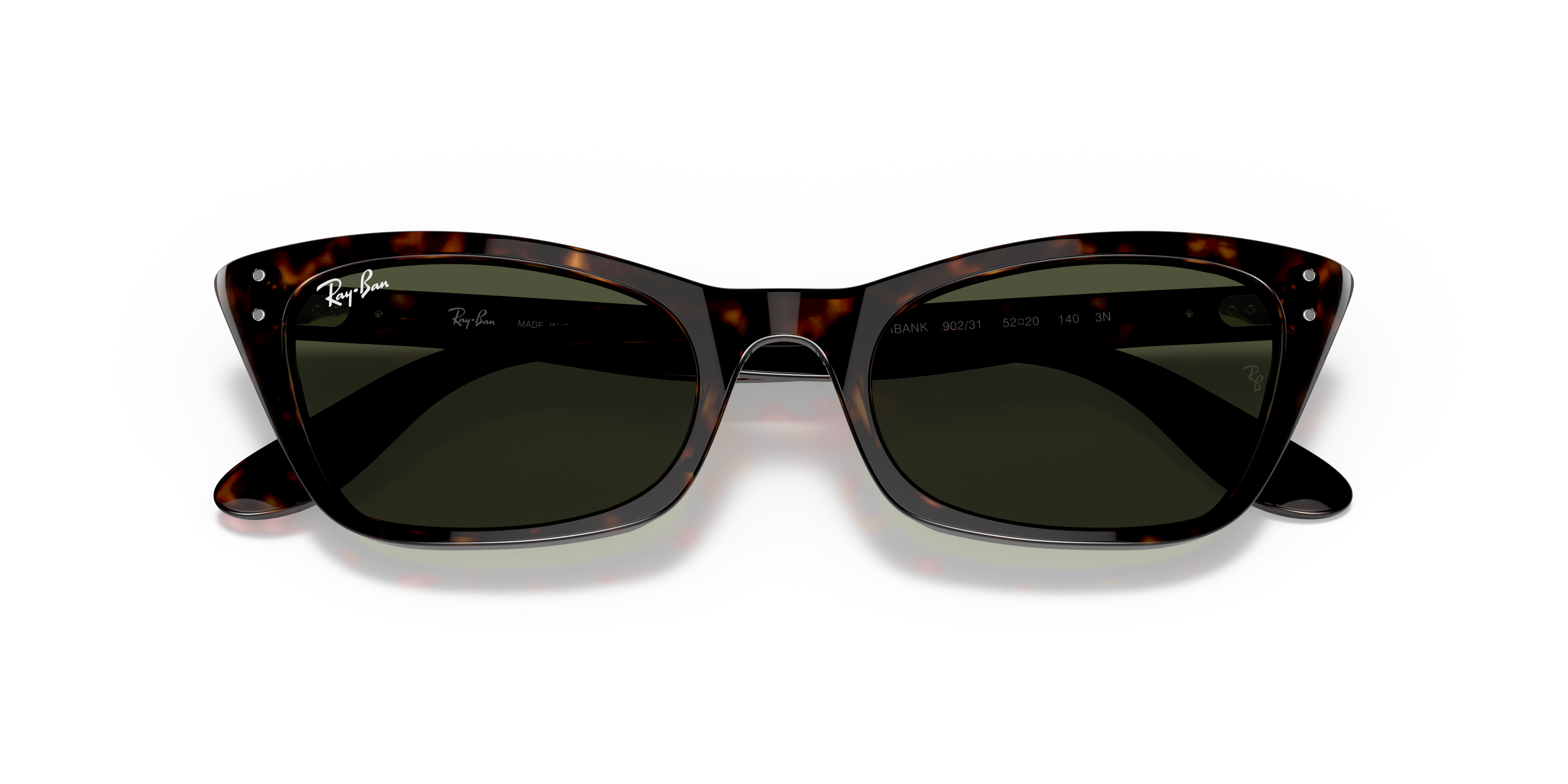 Occhiali da sole Ray-Ban Lady Burbank 0RB2299 neri indossati da una donna, con montatura in acetato lucido e lenti scure.
