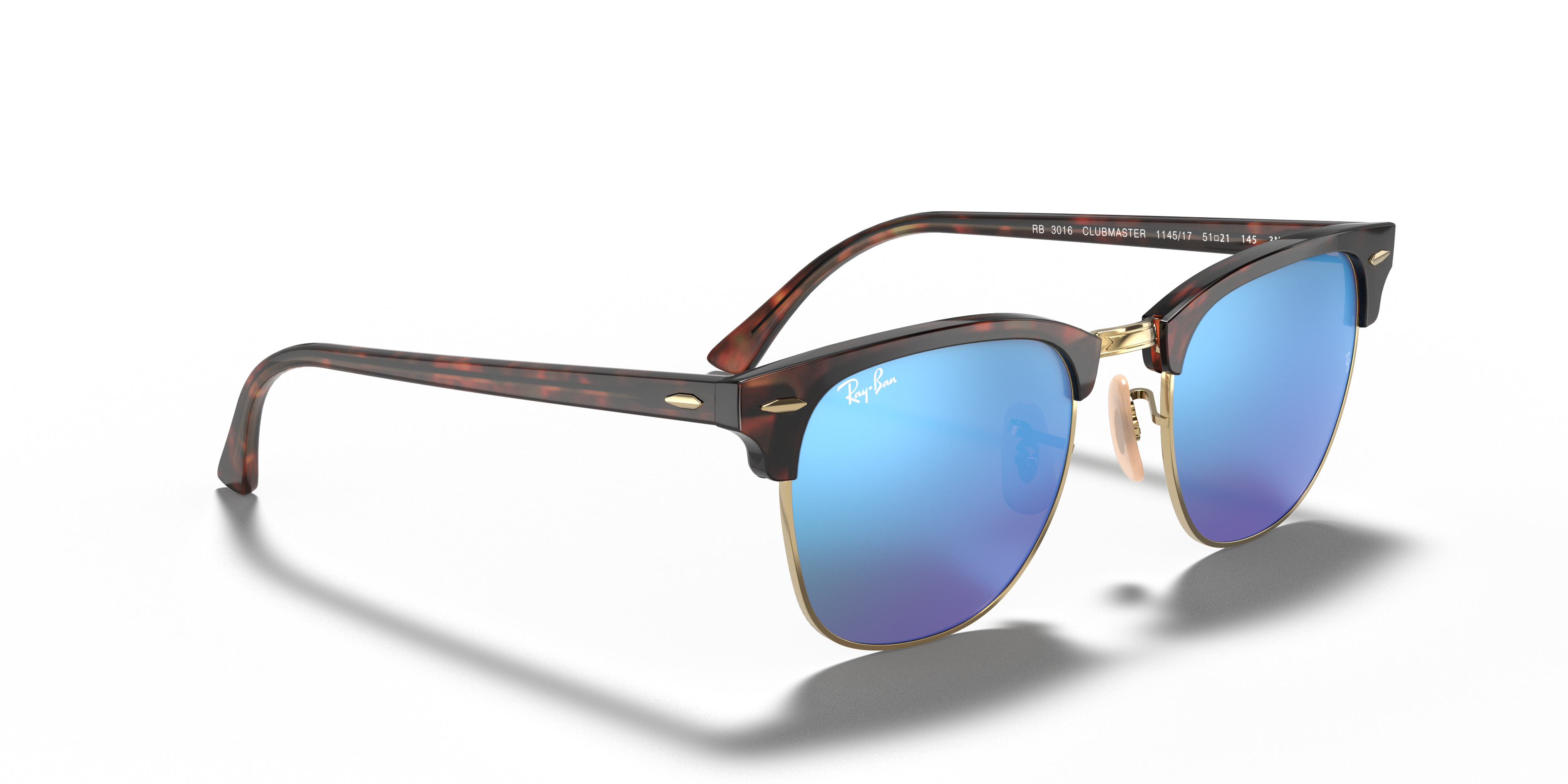 Occhiali da Sole Ray-Ban Clubmaster Marroni Originali - Modello 0RB301