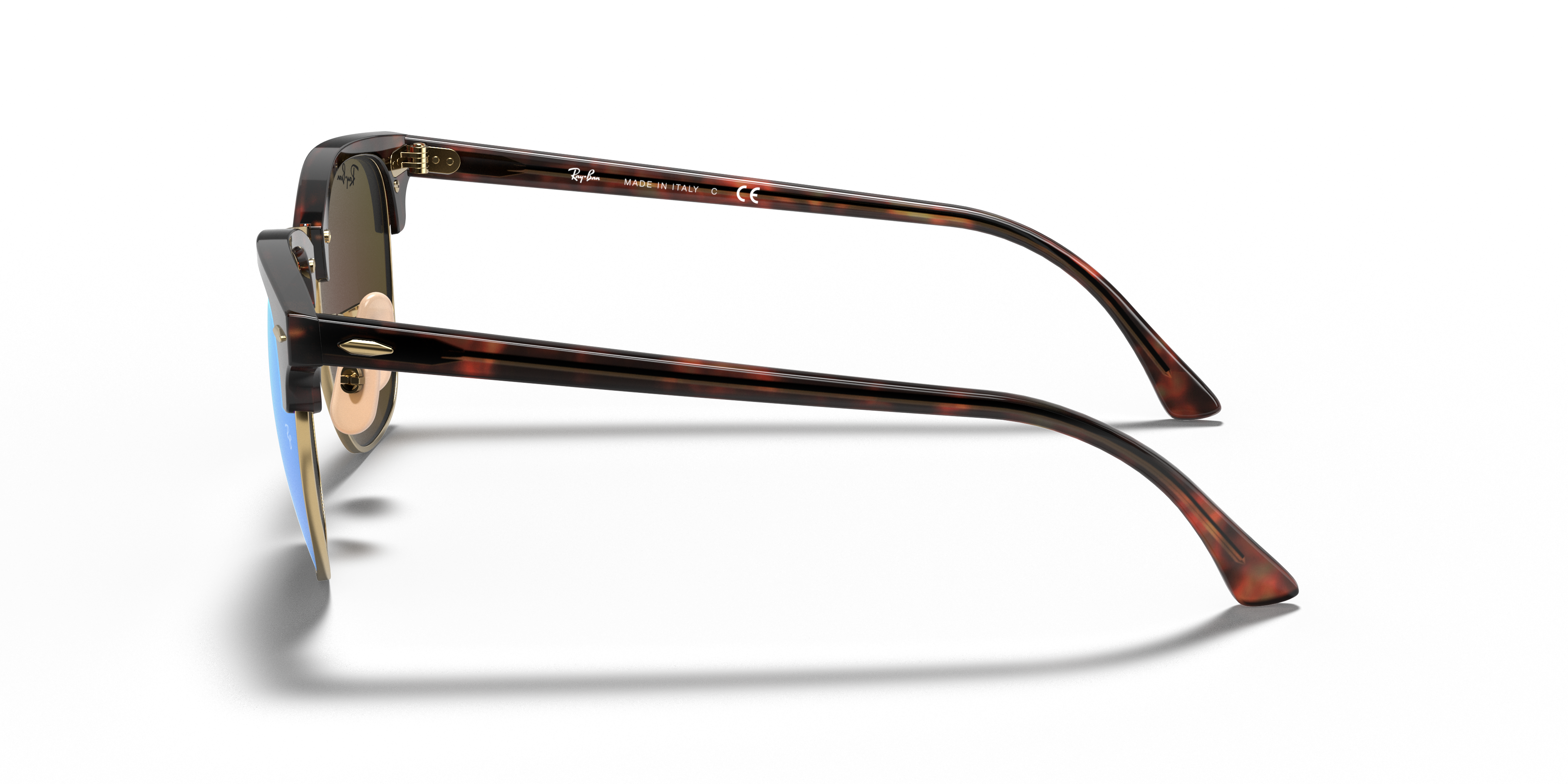 Occhiali da Sole Ray-Ban Clubmaster Marroni Originali - Modello 0RB301