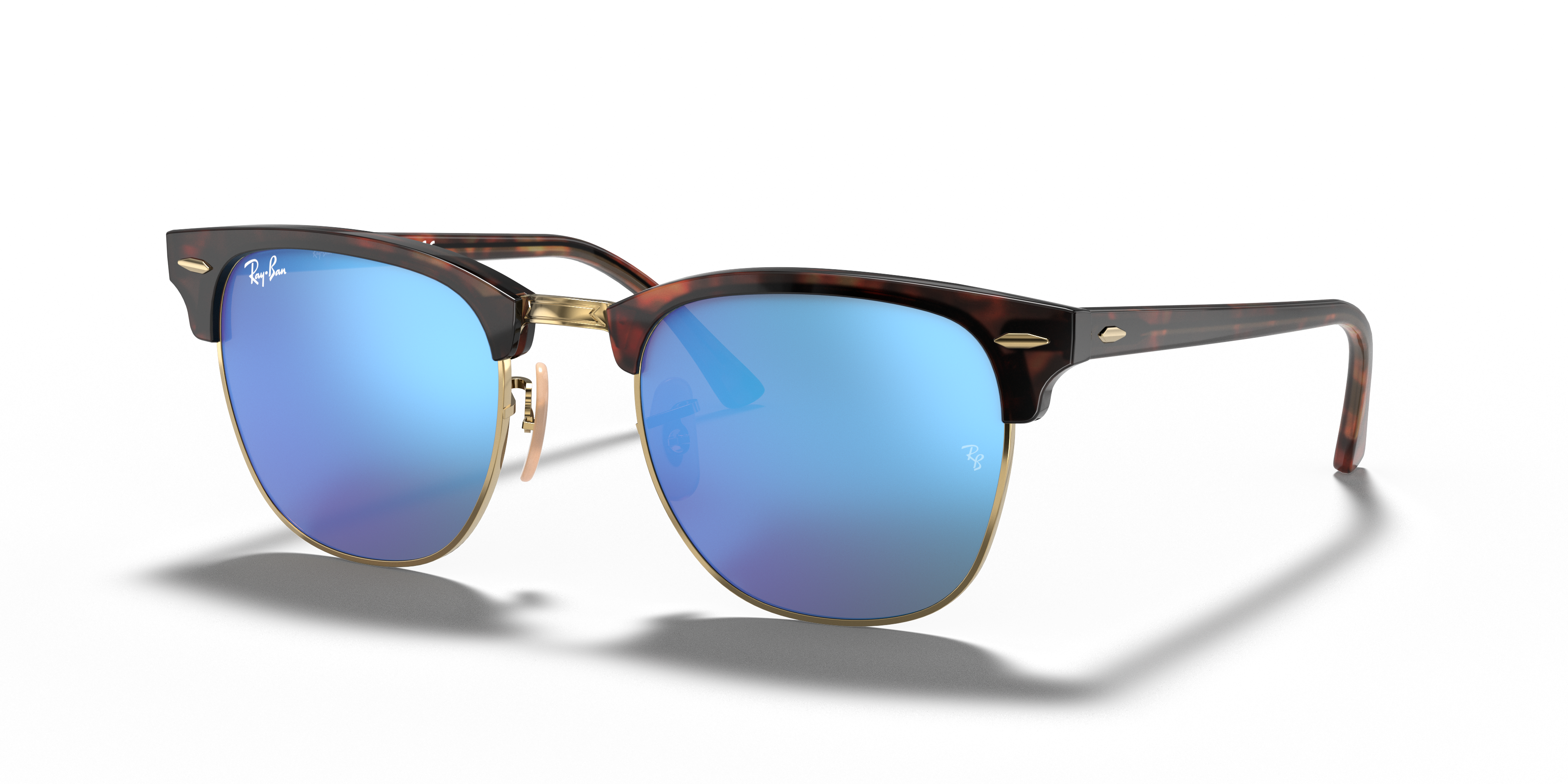 Occhiali da Sole Ray-Ban Clubmaster Marroni Originali - Modello 0RB301