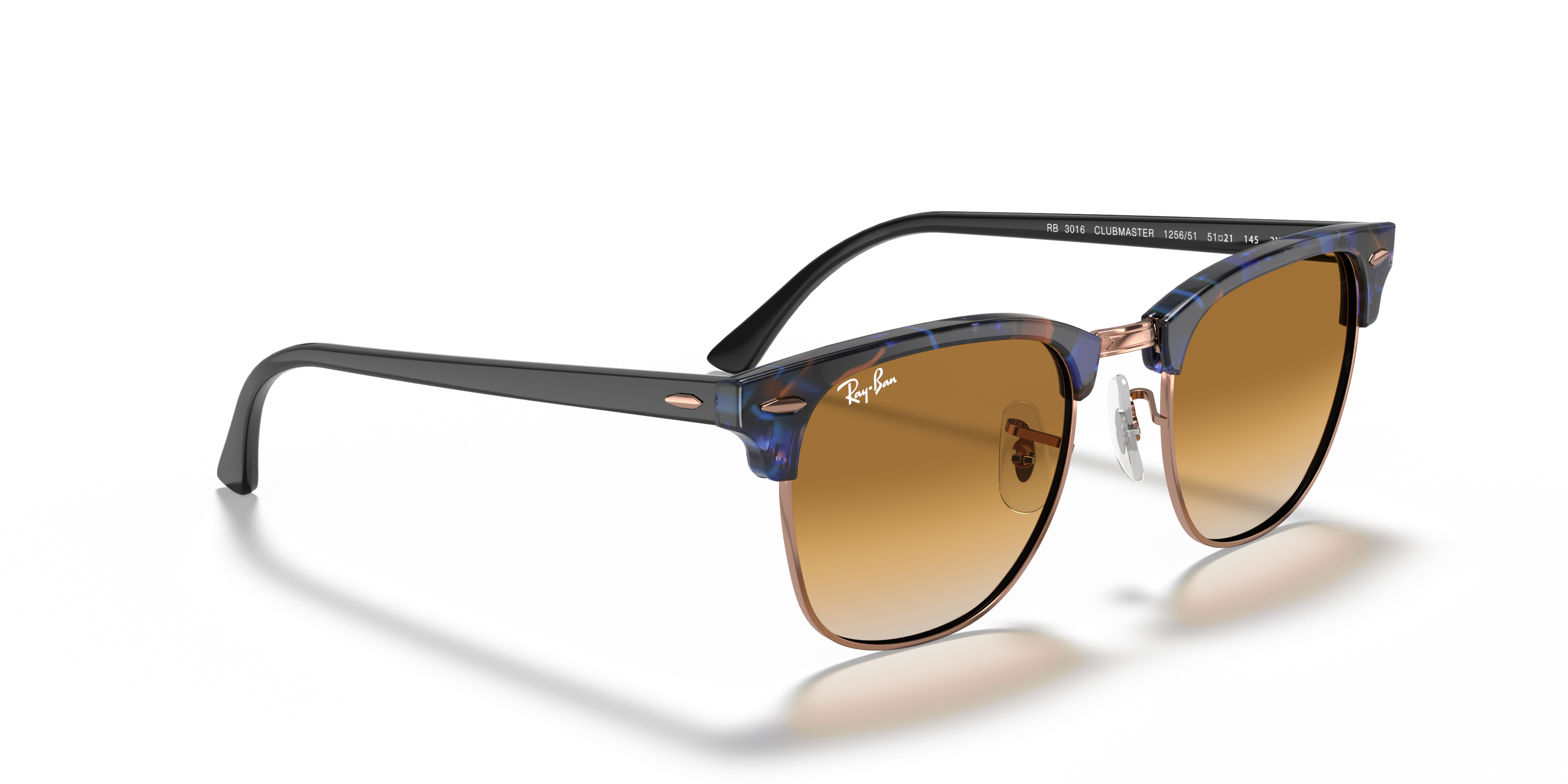 Occhiali da Sole Ray-Ban Clubmaster Marroni Originali - Modello 0RB301