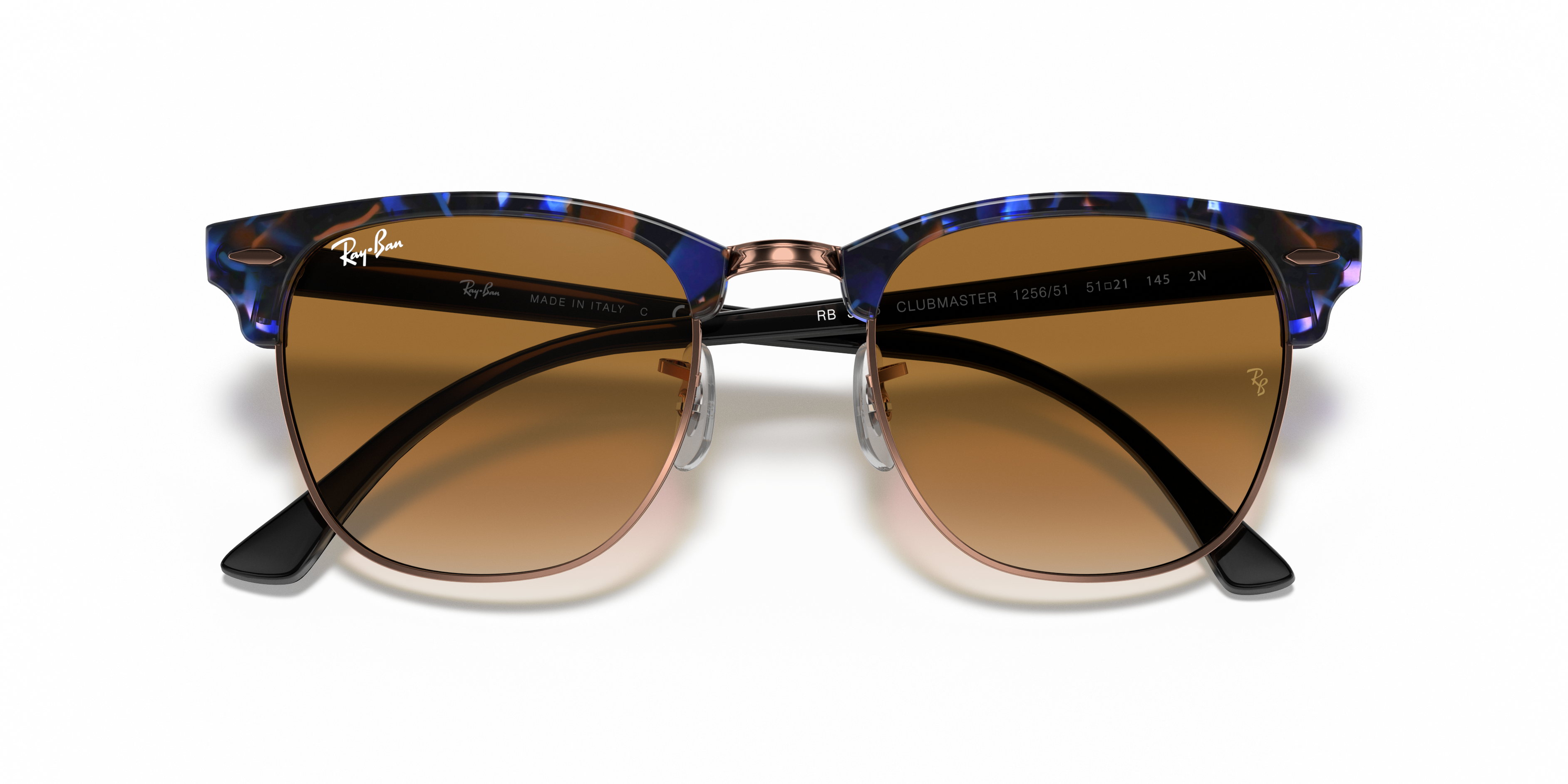 Occhiali da Sole Ray-Ban Clubmaster Marroni Originali - Modello 0RB301