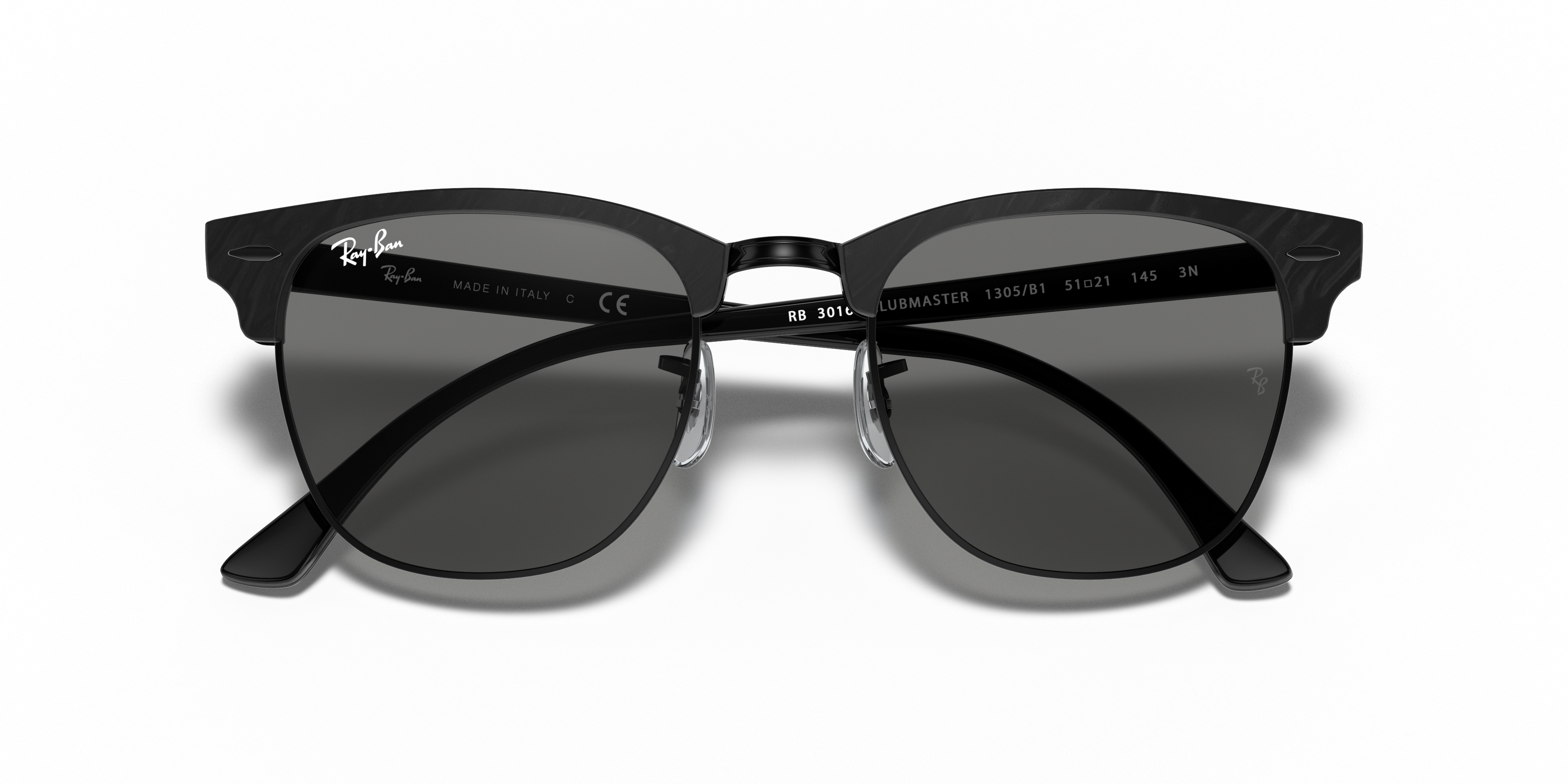 Occhiali da Sole Ray-Ban Clubmaster Marroni Originali - Modello 0RB301
