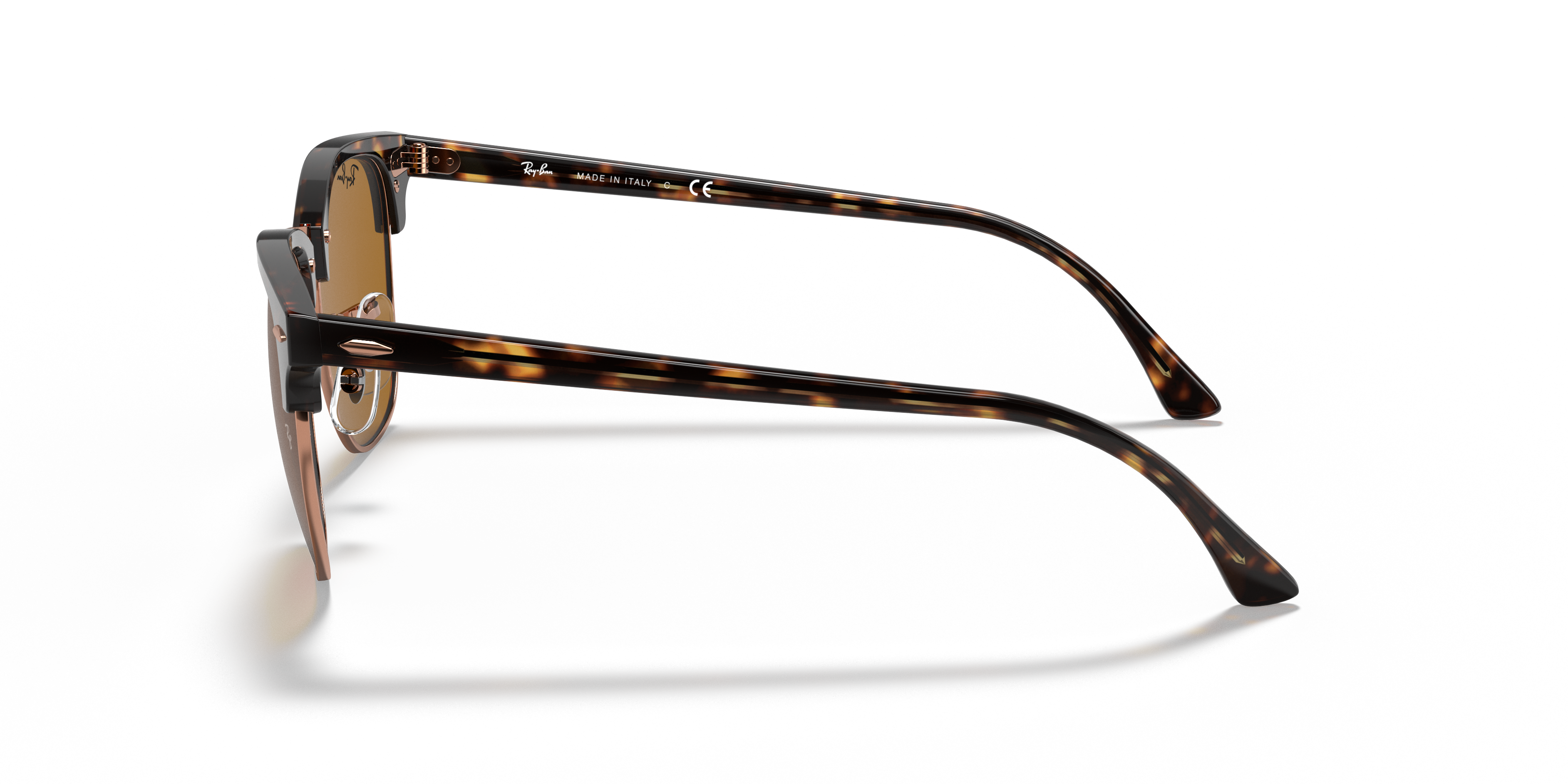 Occhiali da Sole Ray-Ban Clubmaster Marroni Originali - Modello 0RB301