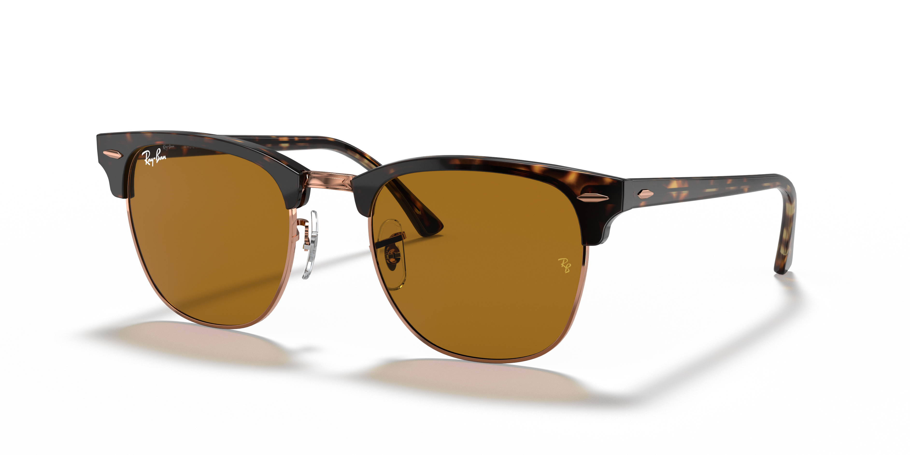Occhiali da Sole Ray-Ban Clubmaster Marroni Originali - Modello 0RB301