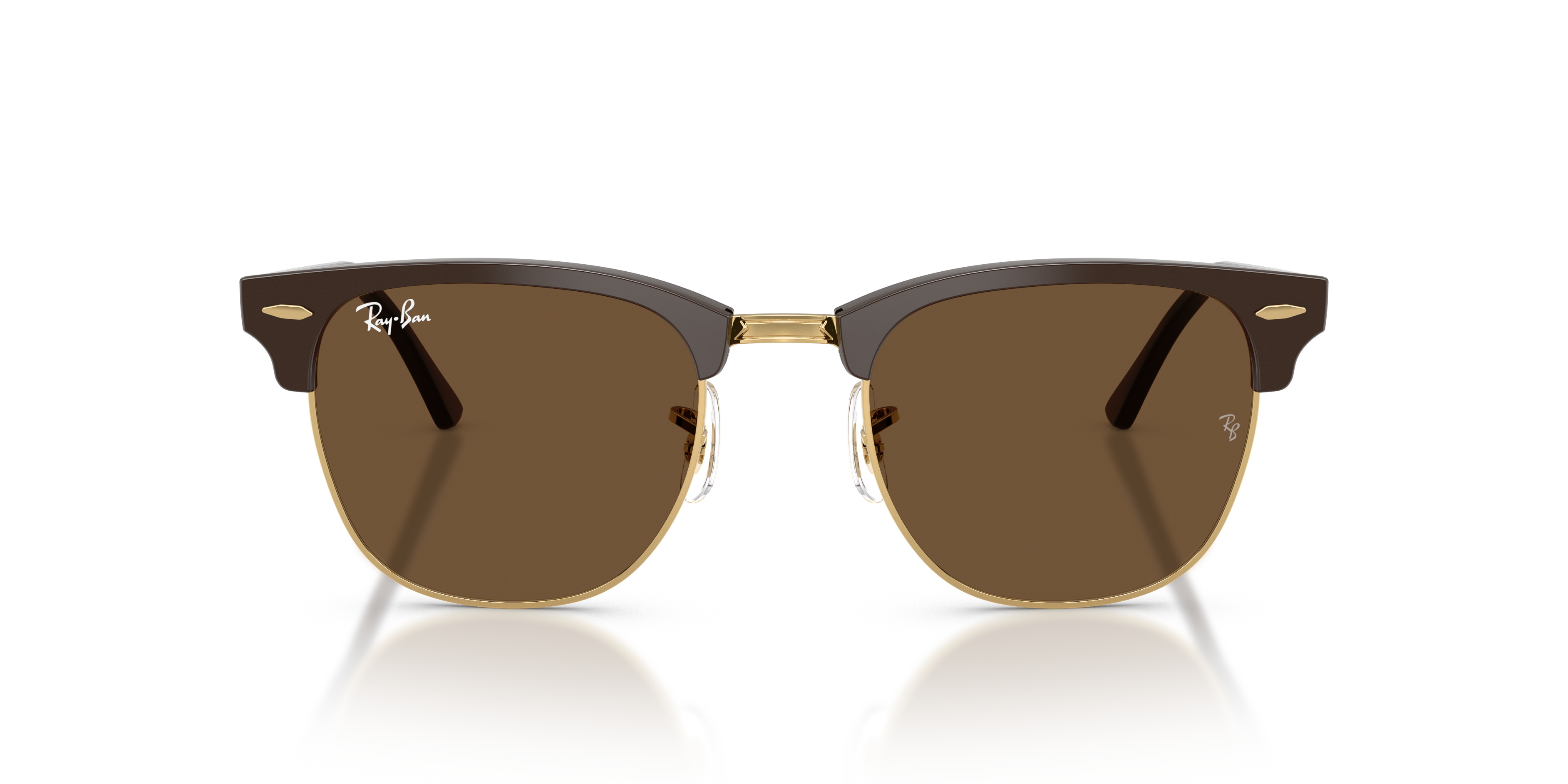 Occhiali da Sole Ray-Ban Clubmaster Marroni Originali - Modello 0RB301