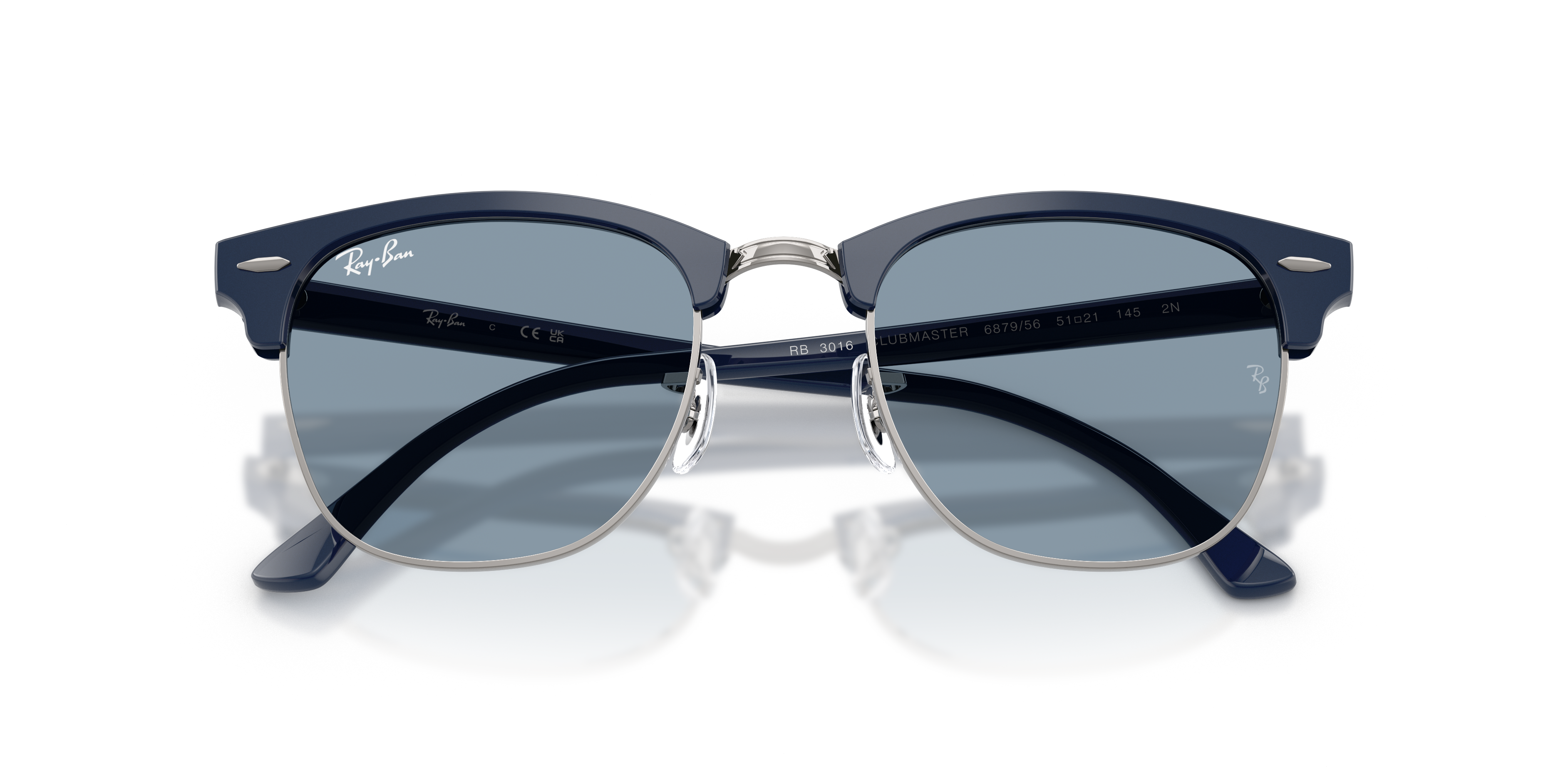 Occhiali da Sole Ray-Ban Clubmaster Marroni Originali - Modello 0RB301