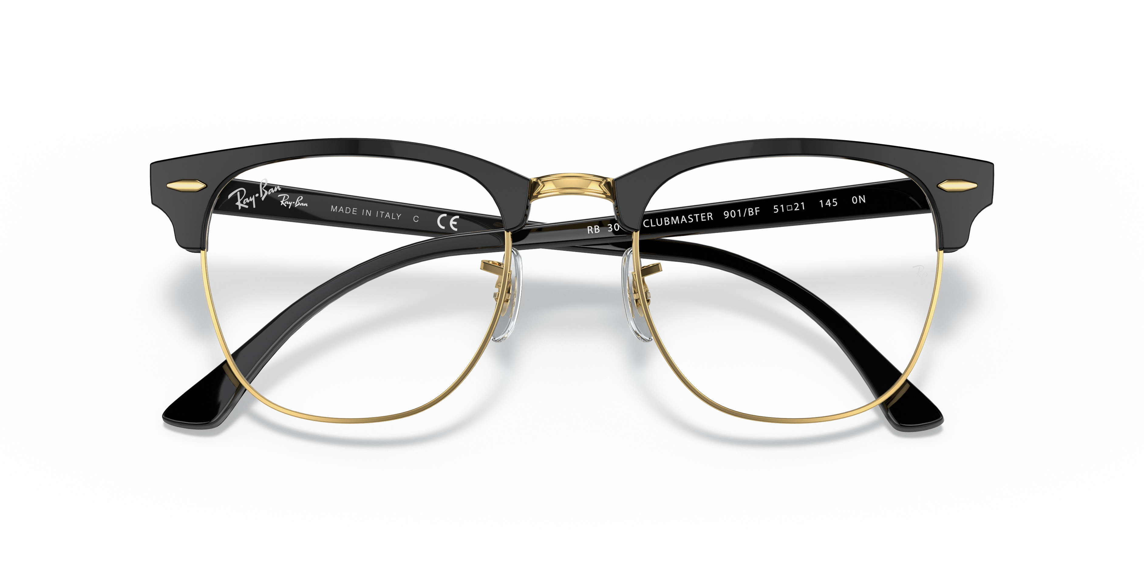 Occhiali da Sole Ray-Ban Clubmaster Marroni Originali - Modello 0RB301