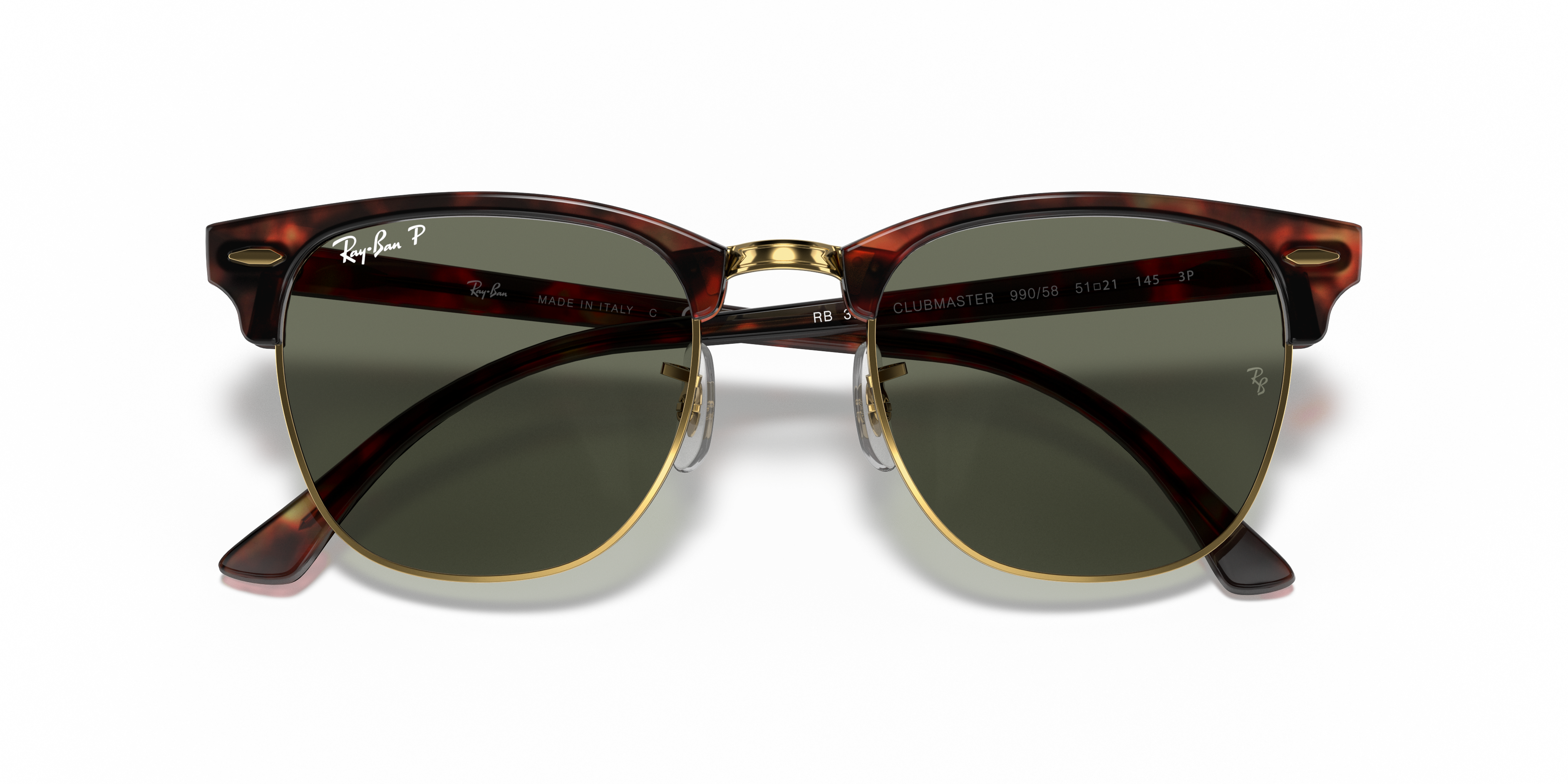 Occhiali da Sole Ray-Ban Clubmaster Marroni Originali - Modello 0RB301