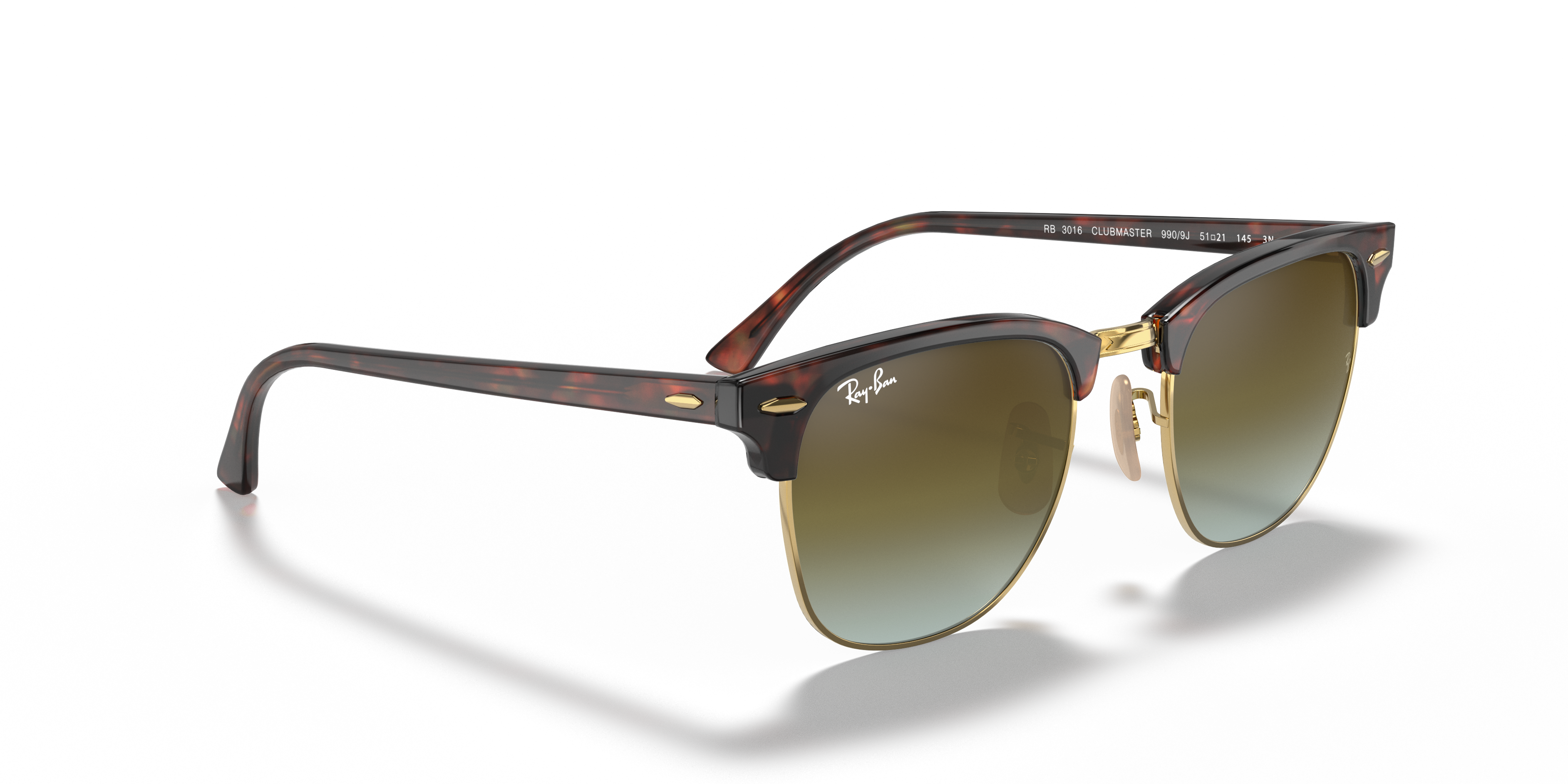 Occhiali da Sole Ray-Ban Clubmaster Marroni Originali - Modello 0RB301