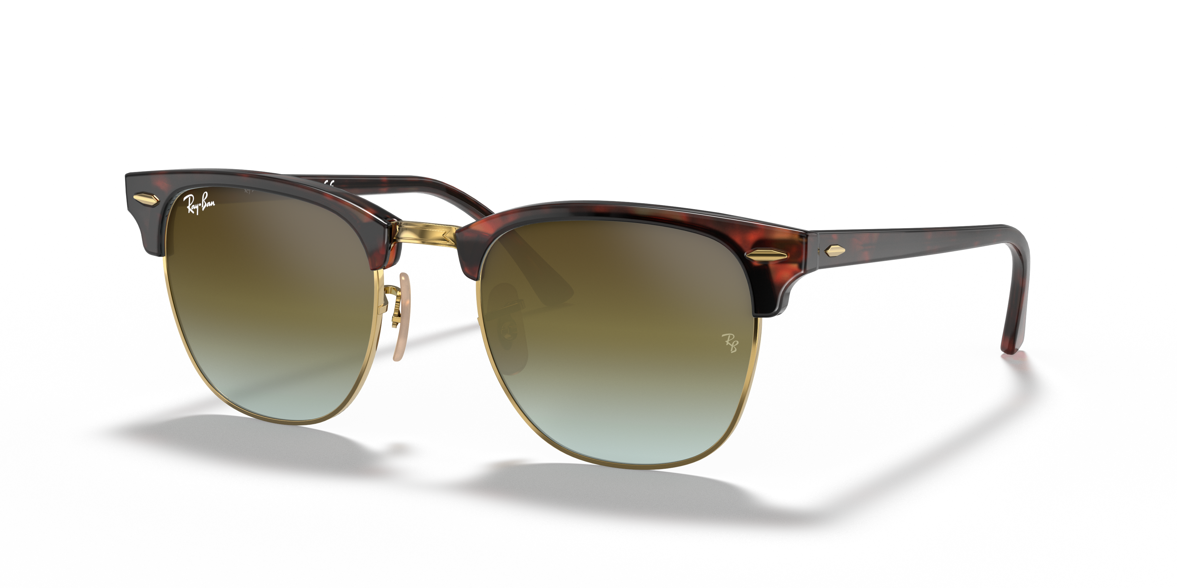 Occhiali da Sole Ray-Ban Clubmaster Marroni Originali - Modello 0RB301