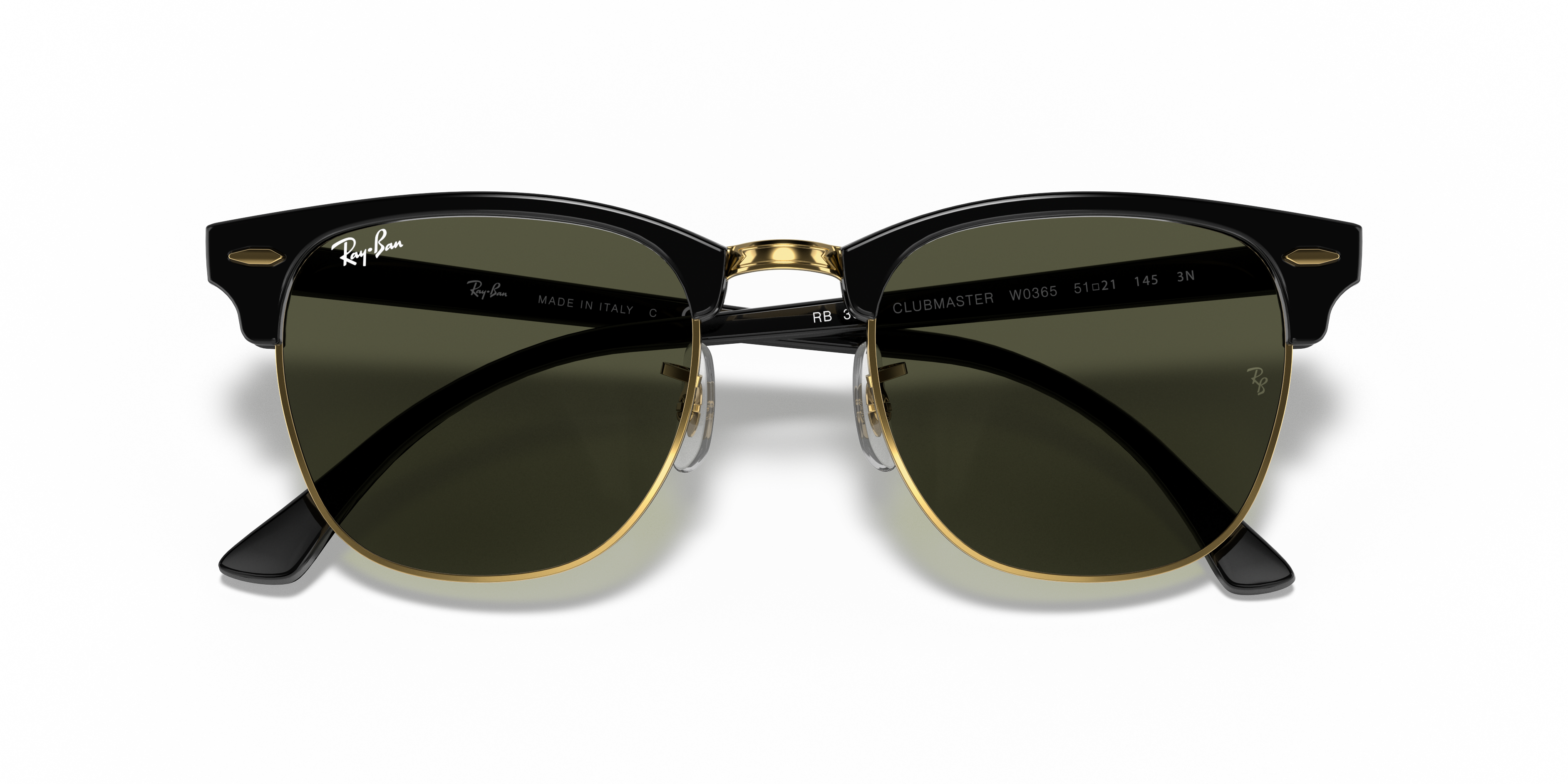 Occhiali da Sole Ray-Ban Clubmaster Marroni Originali - Modello 0RB301