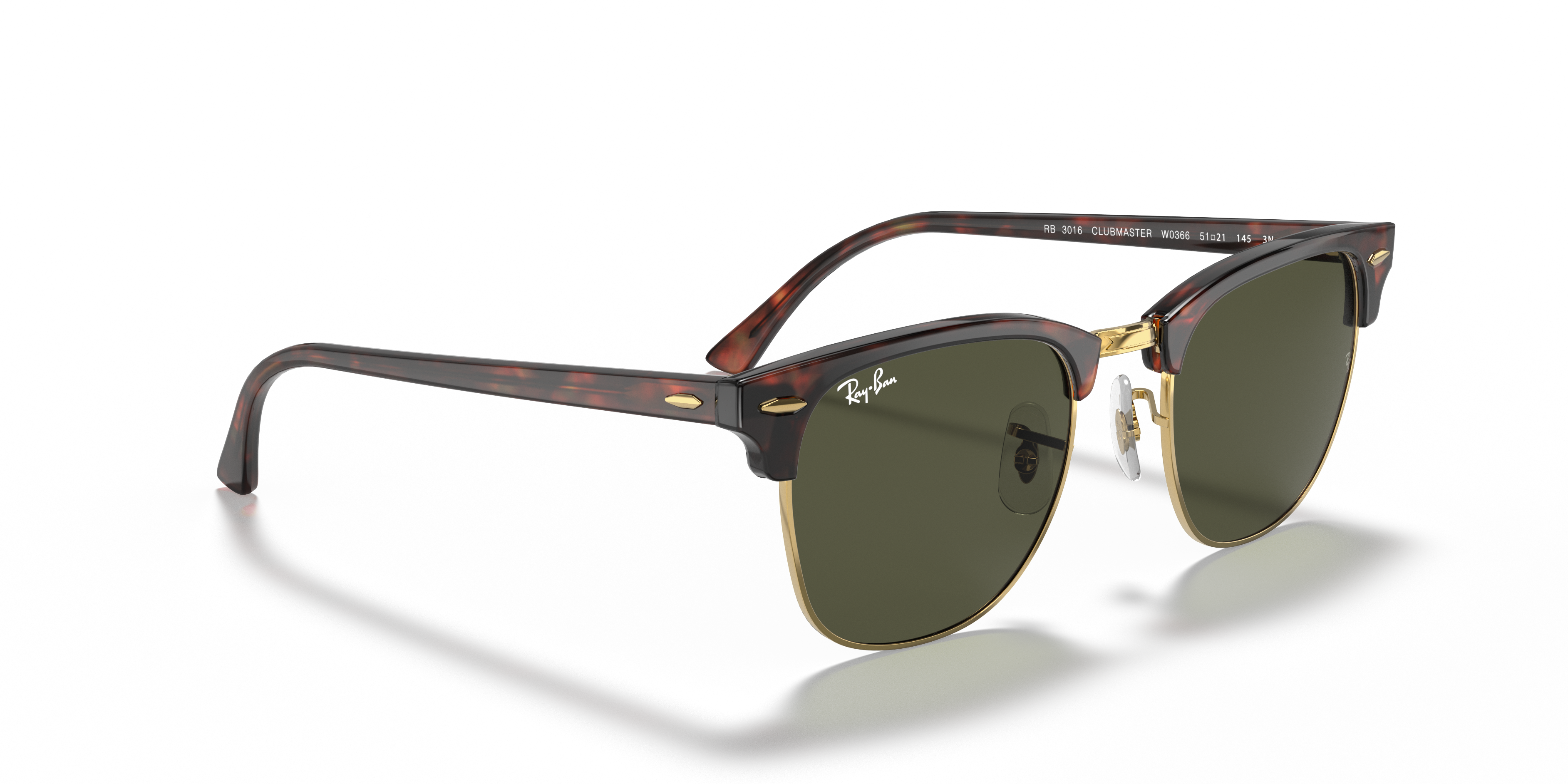 Occhiali da Sole Ray-Ban Clubmaster Marroni Originali - Modello 0RB301