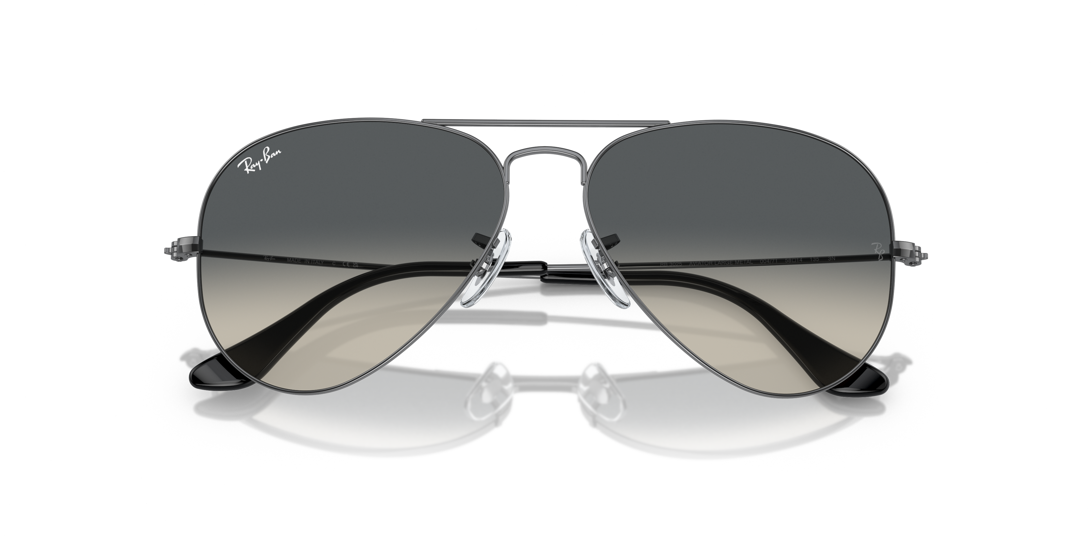 Occhiali da Sole Ray-Ban Aviator Gunmetal | Originali Modello 3025