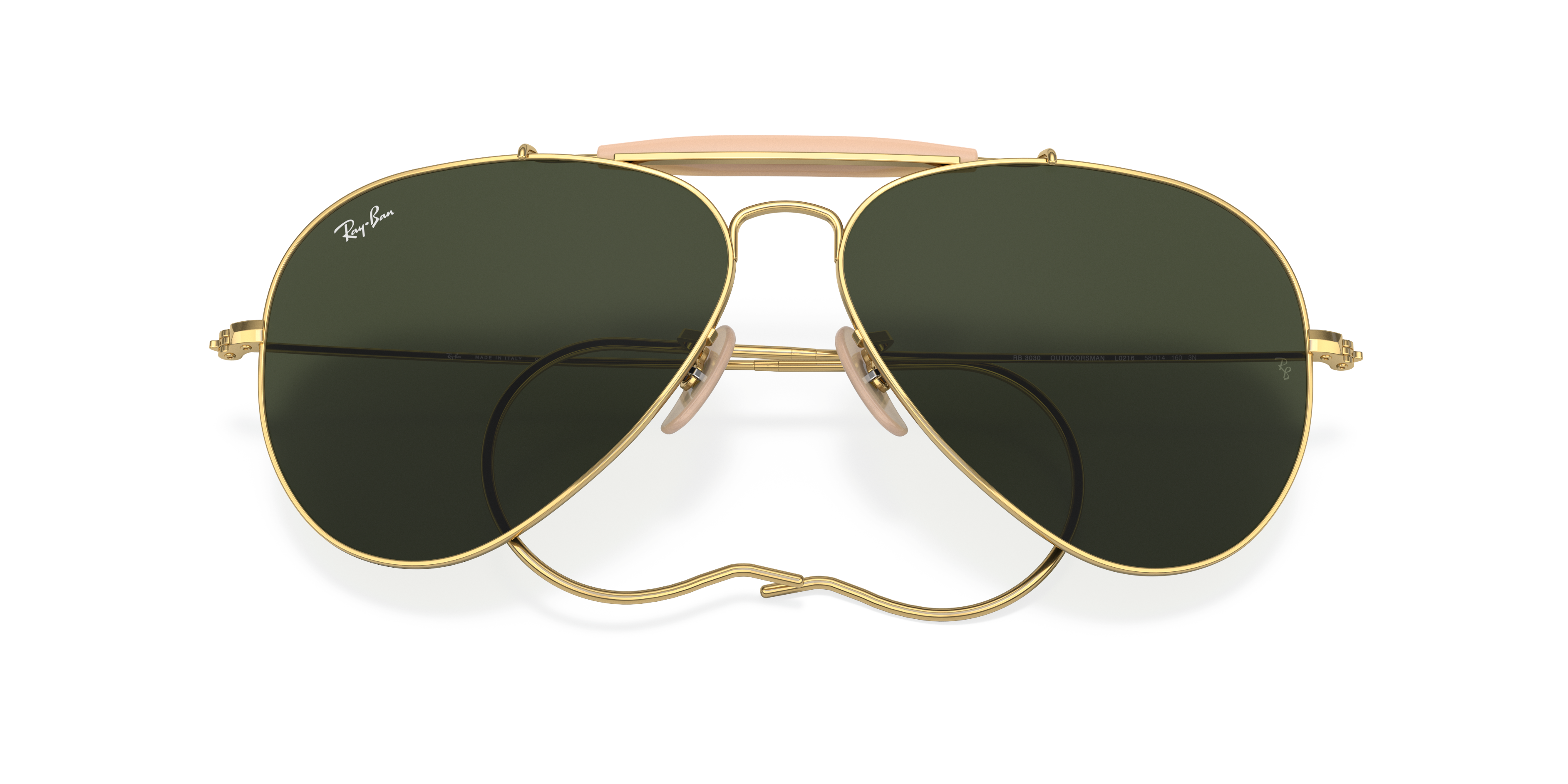 Occhiali da Sole Ray-Ban Outdoorsman I Neri 0RB3030 Originali