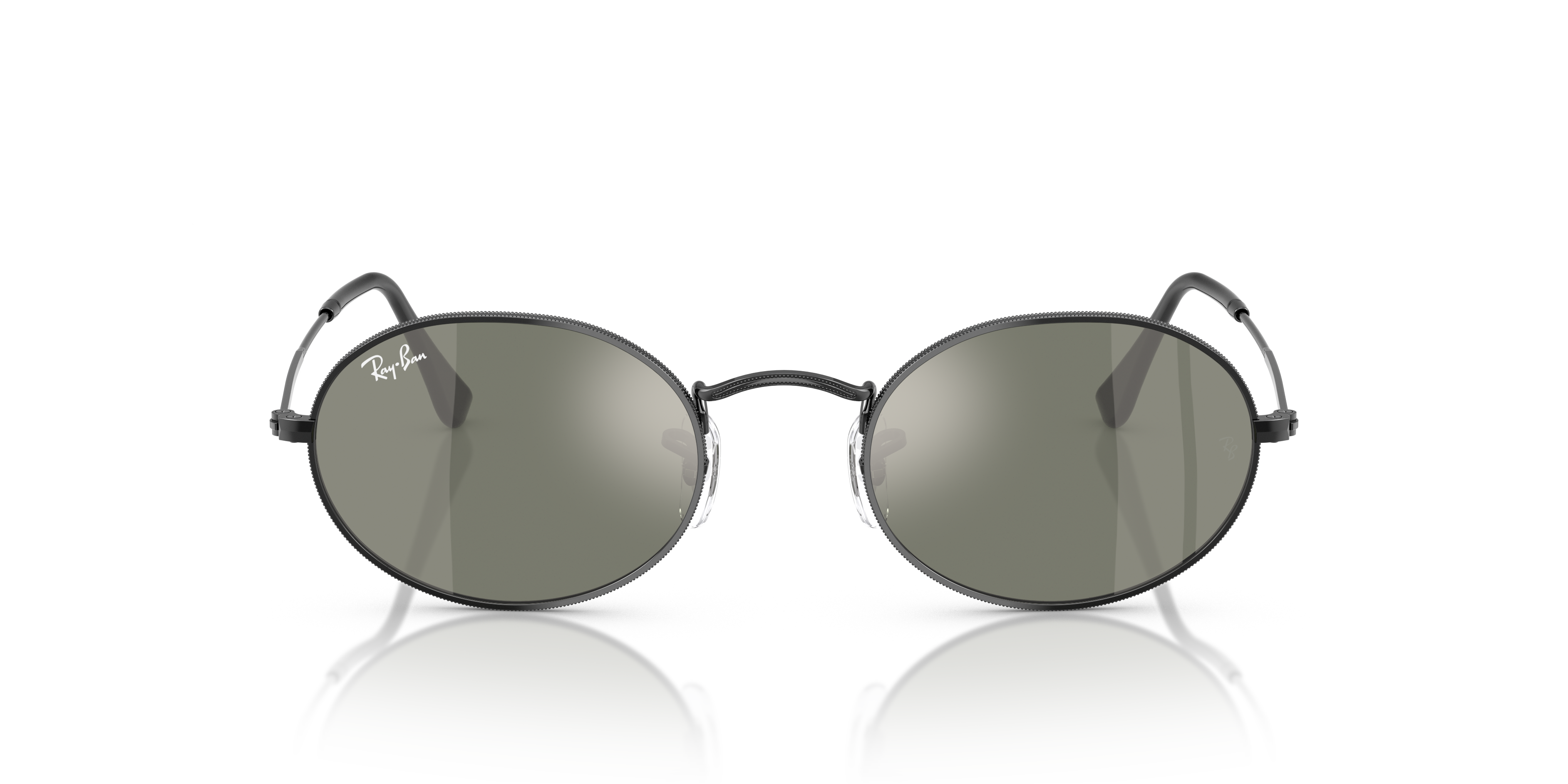 UNISEX SUNGLASSES RAY-BAN RB 3547N OVAL 001 GOLD CALIBER 48 